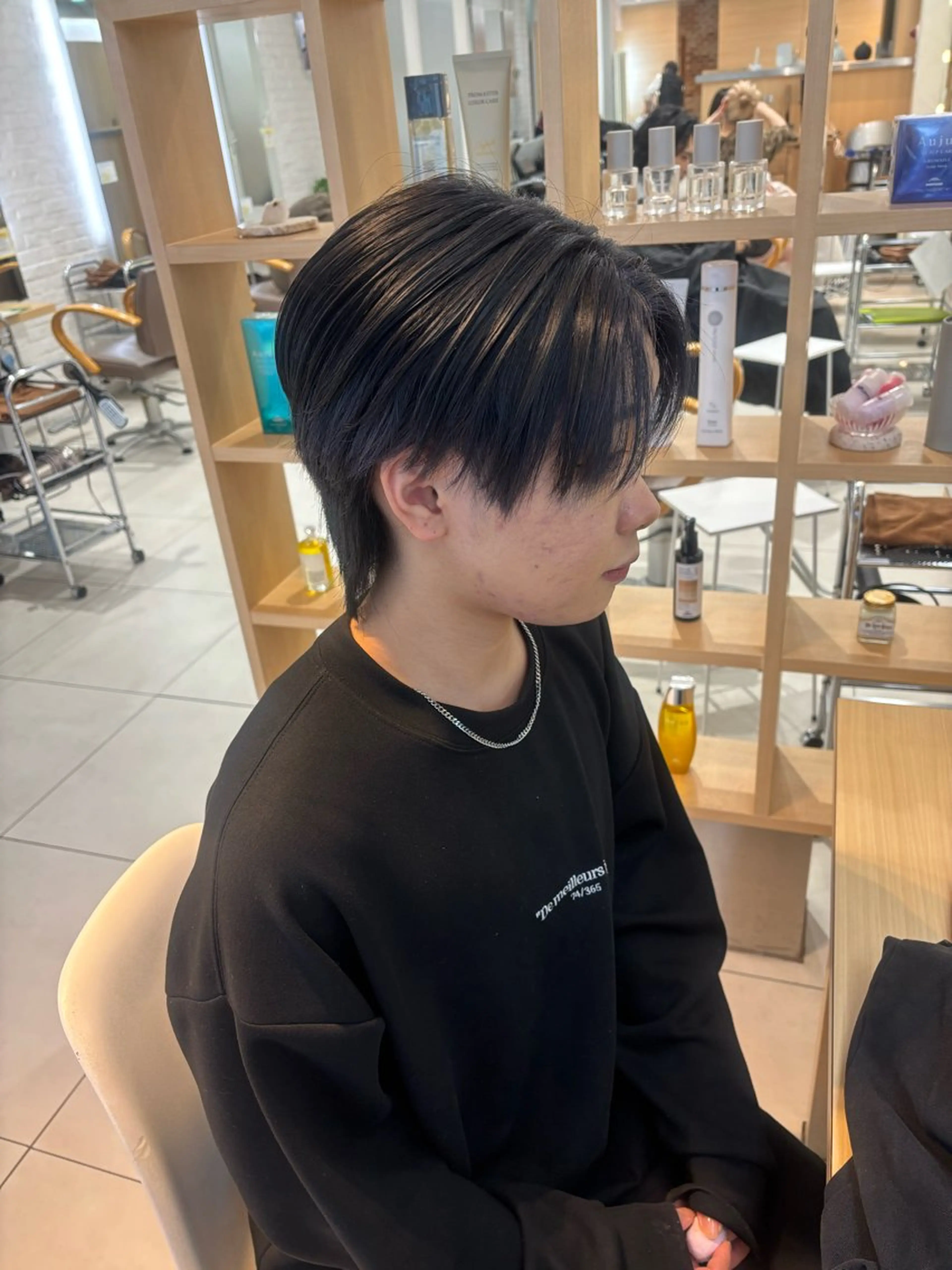 ショート カラー 💈メンズパーマ カラー💈momoのヘアスタイル