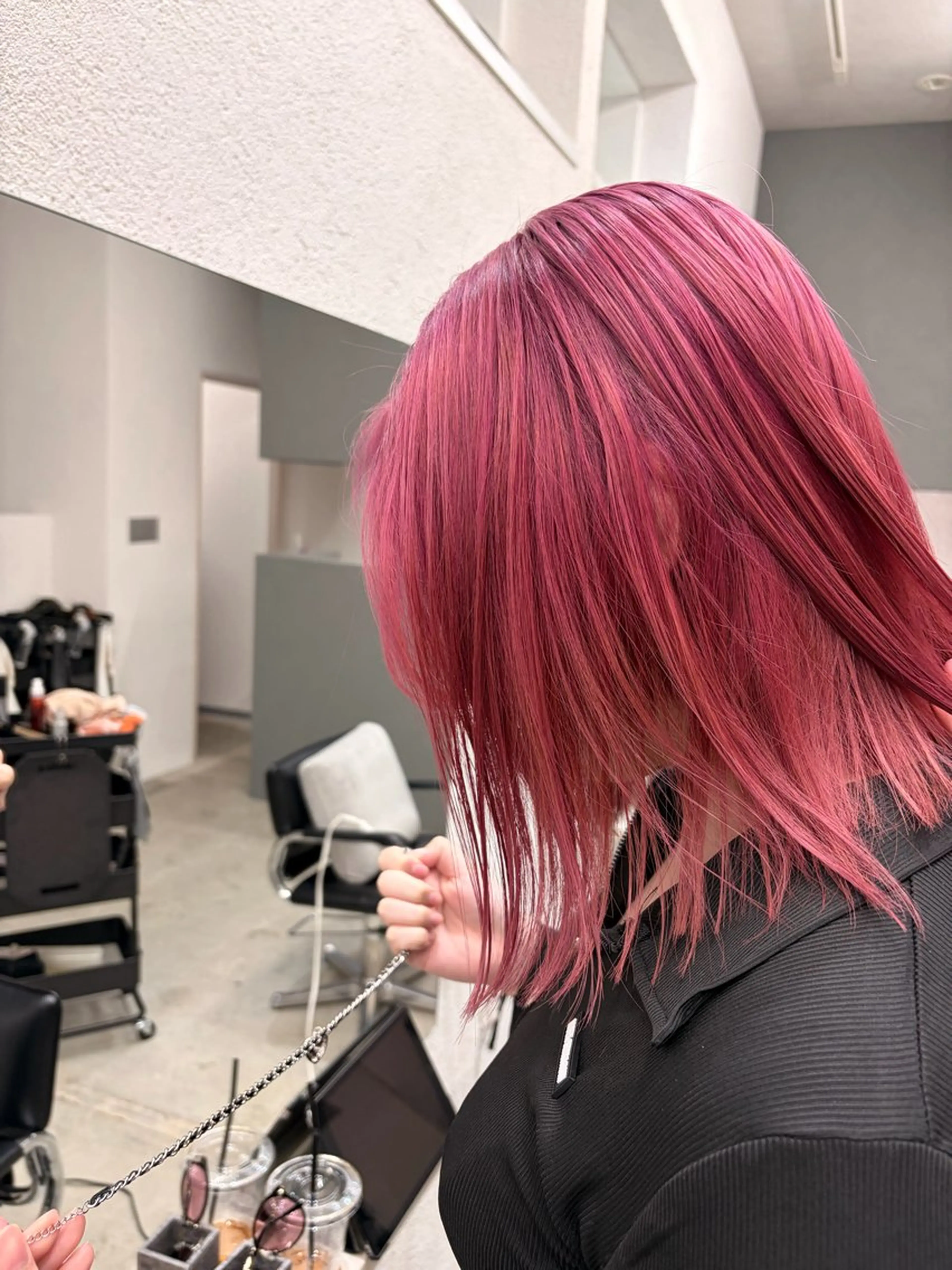 ミディアム カラー ブリーチ nouty/ 華姫のヘアスタイル