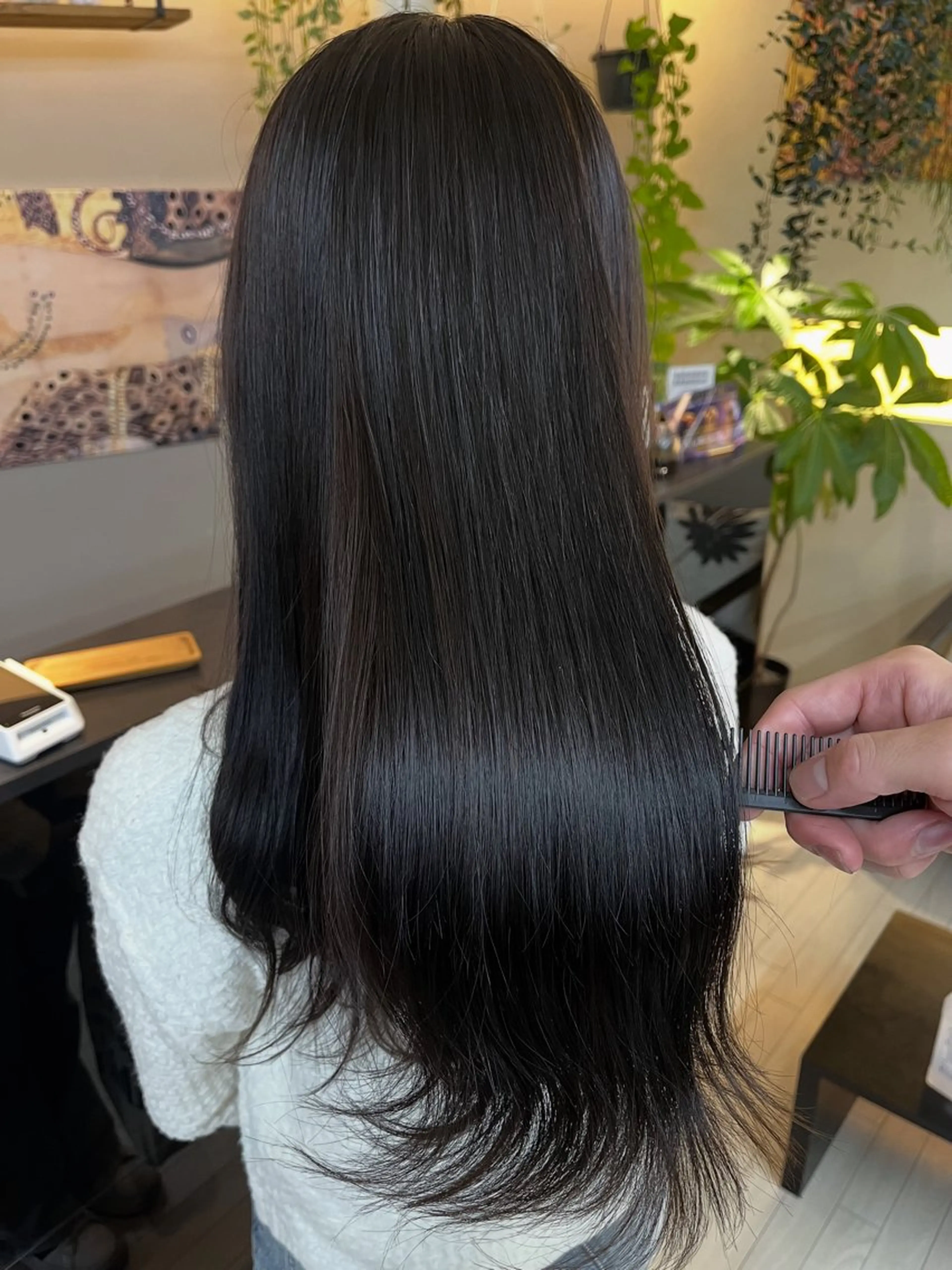 ロング 森下 舜介のヘアスタイル