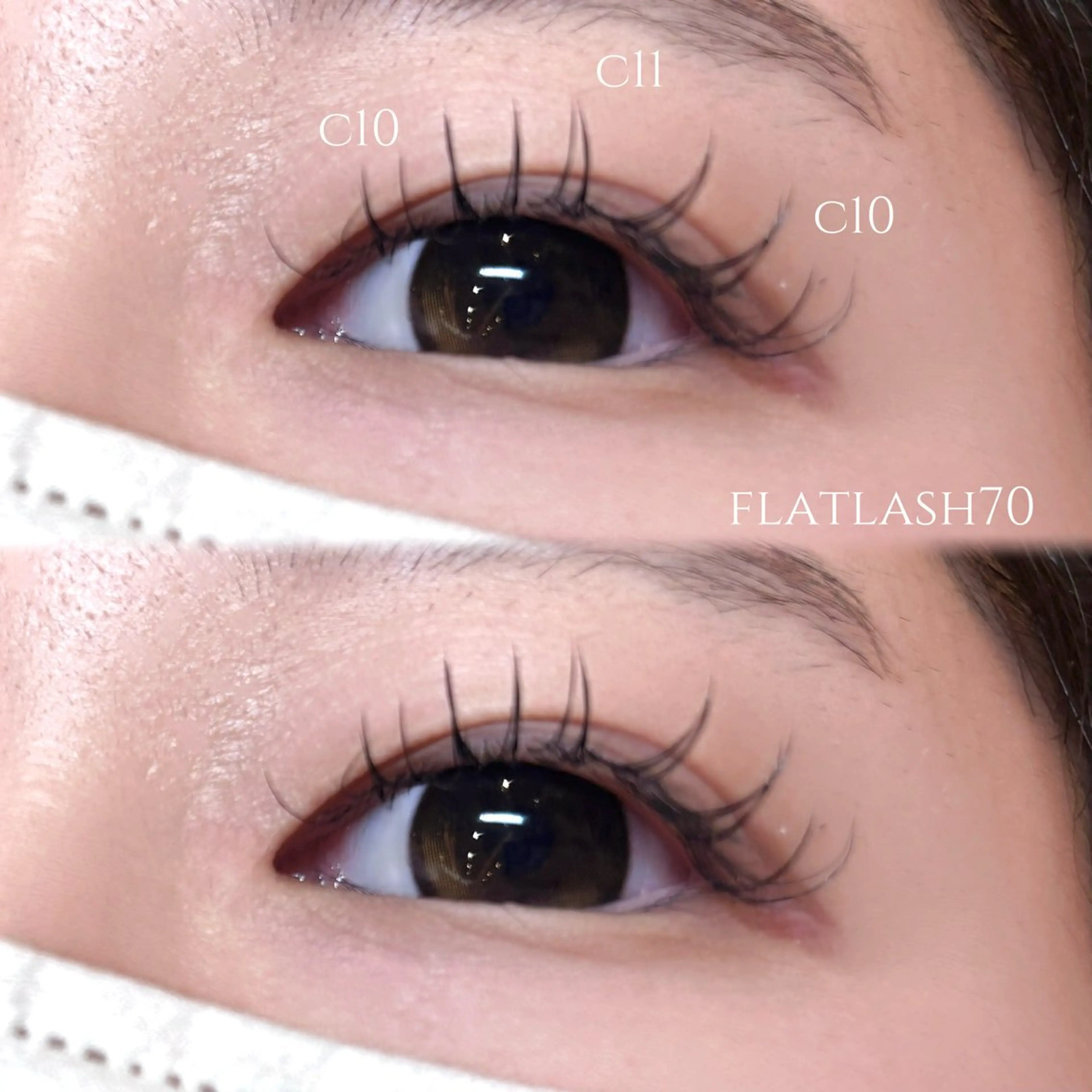 マツエク・マツパ キュート ami 𝜗𝜚.⋆のマツエク・マツパデザイン