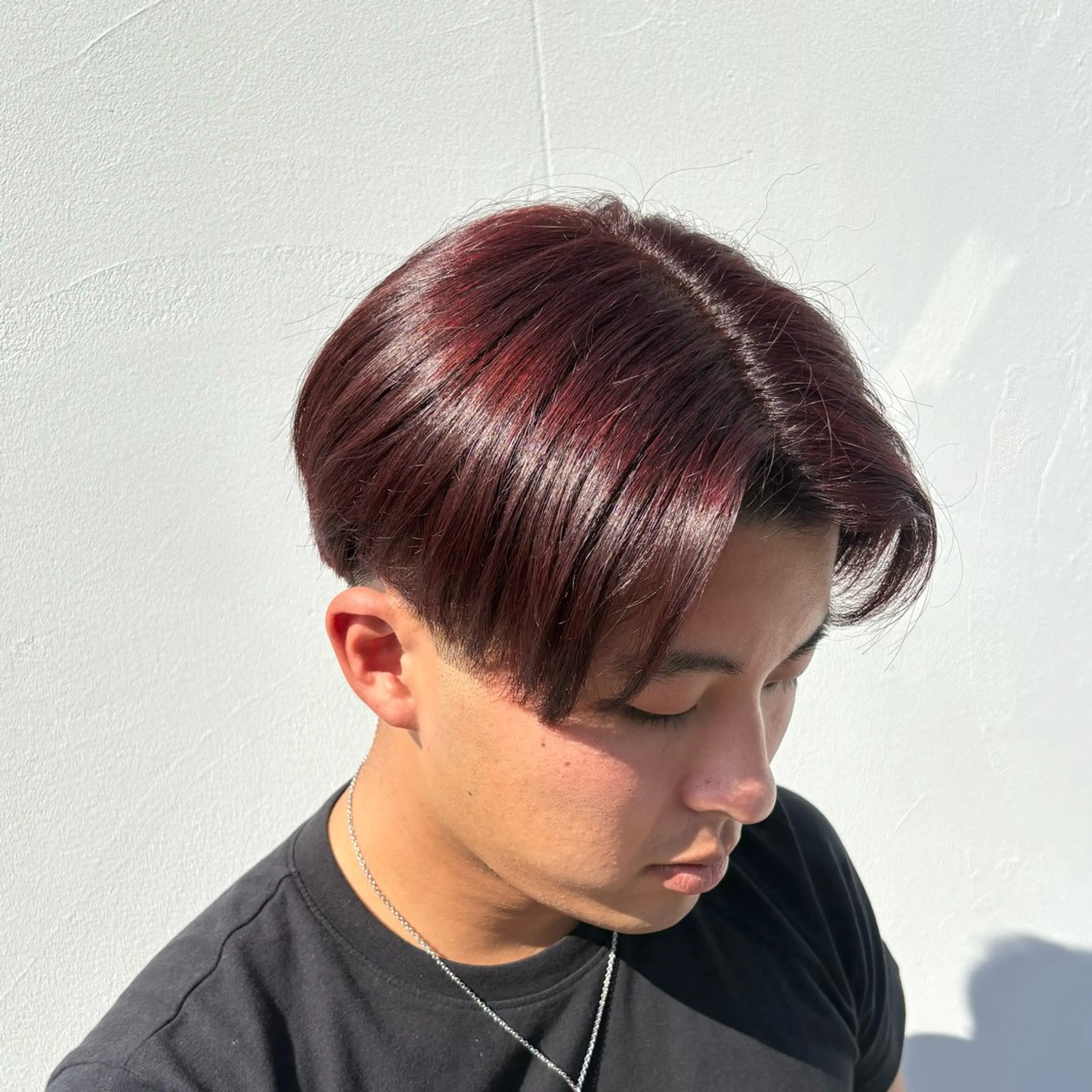 ショート カラー メンズ 久保 日菜奏のヘアスタイル