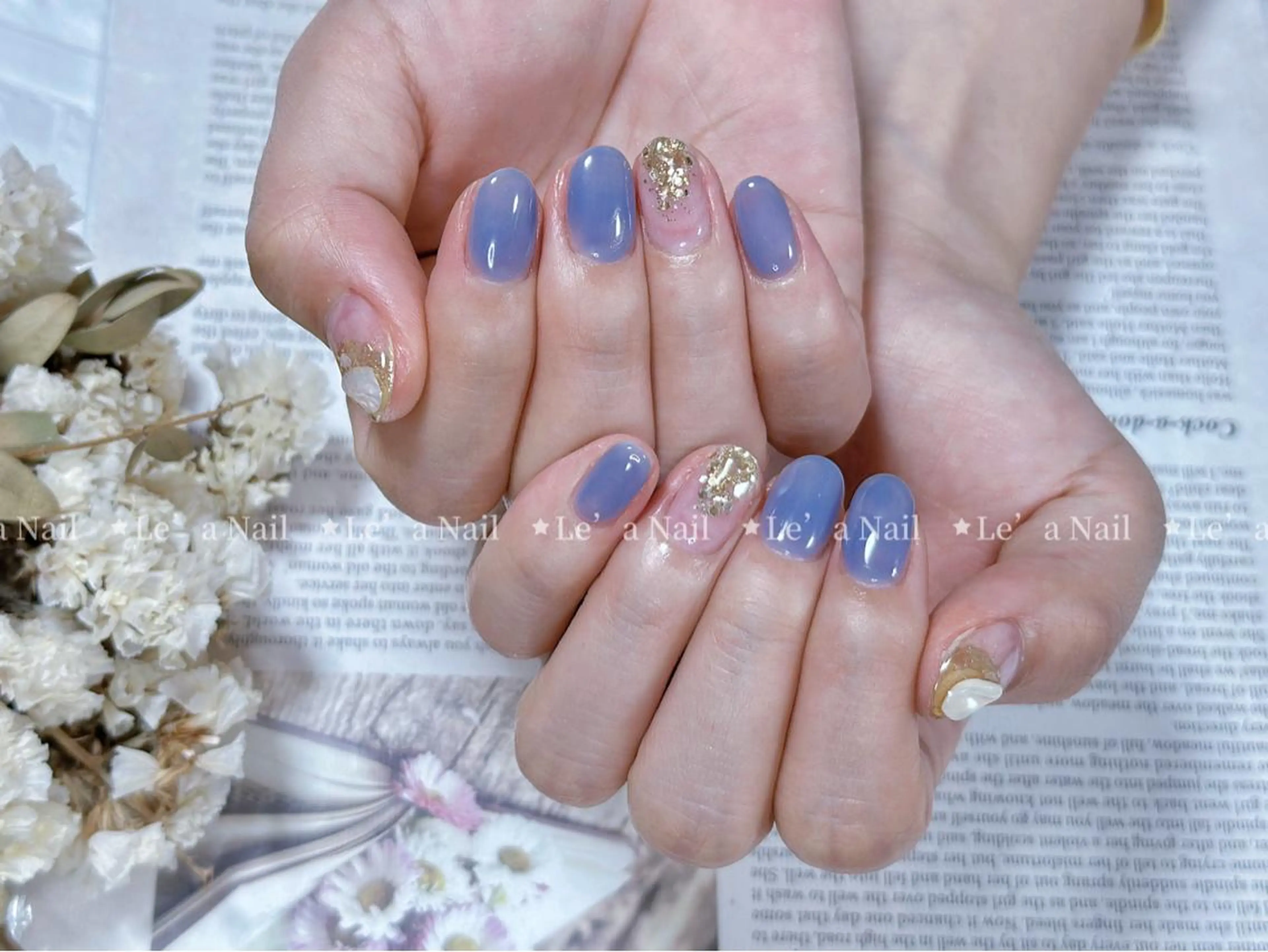 ショート カラー ネイル Le’a NailSalonのネイルデザイン