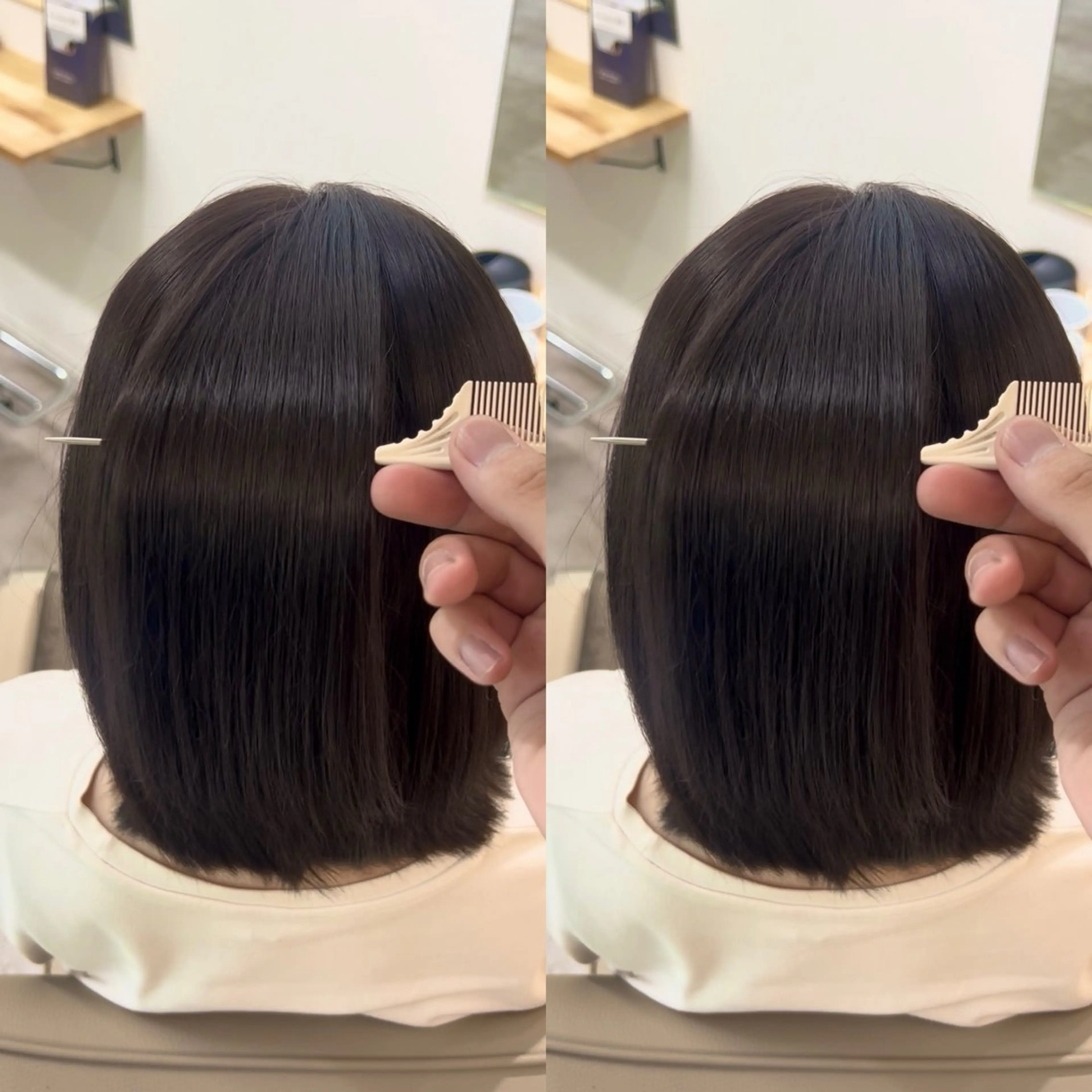 セミロング 髪質改善 カット ヘアカラー トリートメント ヘッドスパ ONE EIGHTY 表参道所属・🫧髪質改善 縮毛矯正特化🫧中西のヘアスタイル