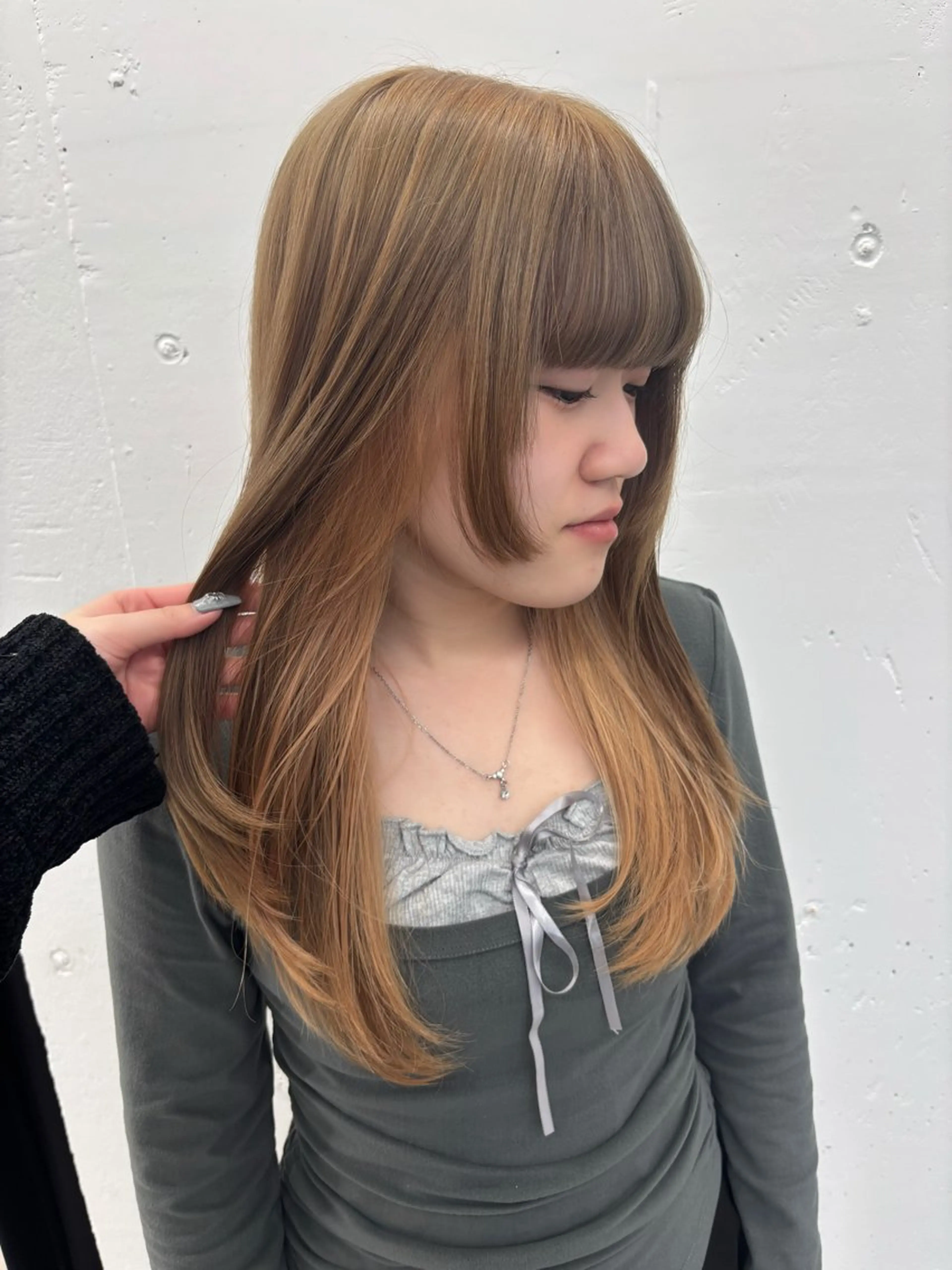 ロング ヘアカラー 🫧‪Ameri🫧 JILLSTUDIOのヘアスタイル