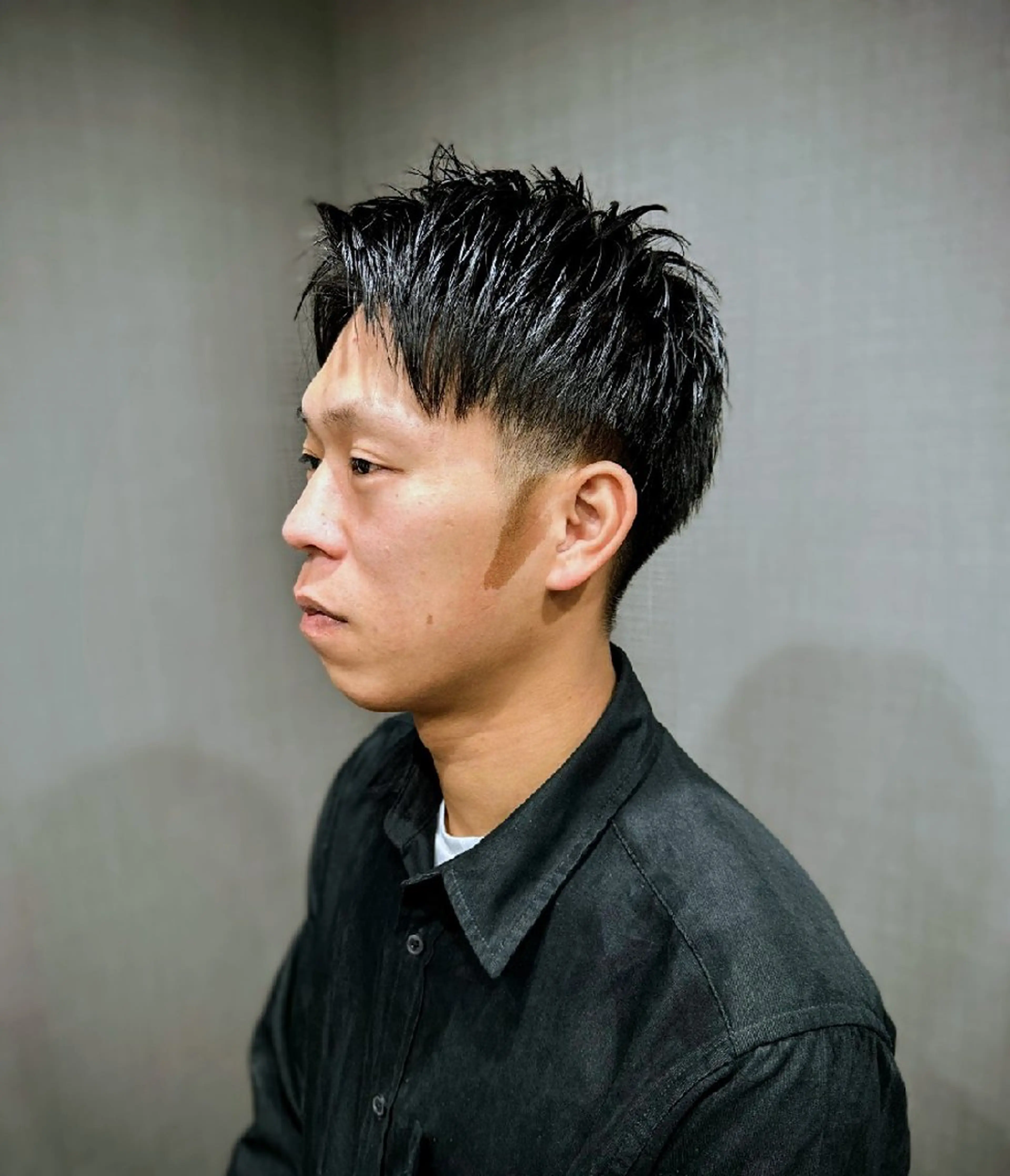 ショート メンズ パーマ カラー 【kotonoha】 入野アキトのヘアスタイル