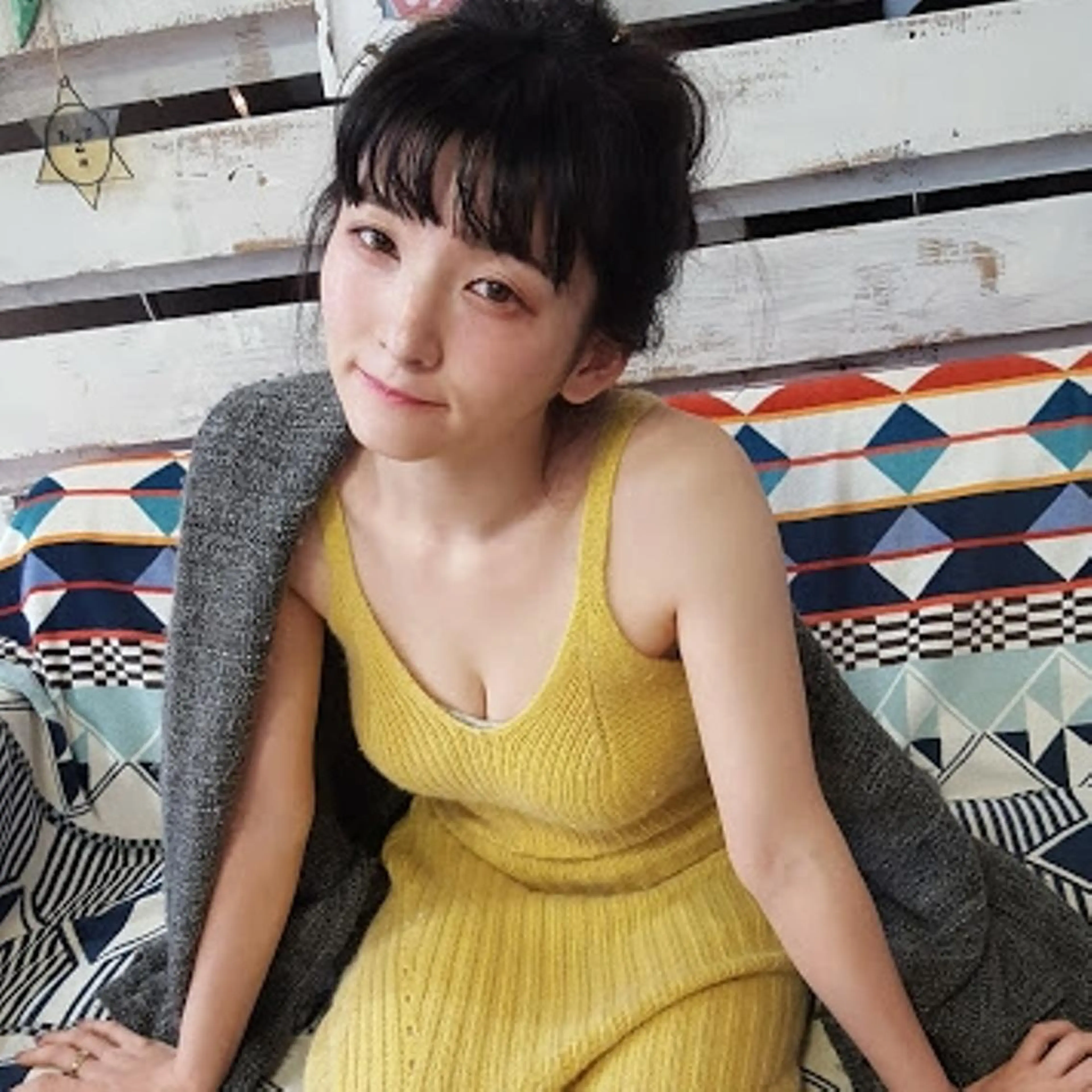 セミロング ヘアアレンジ ヘアセット フリーランス所属・韓国ヘア レイヤー くびれヘアMATSUのヘアスタイル