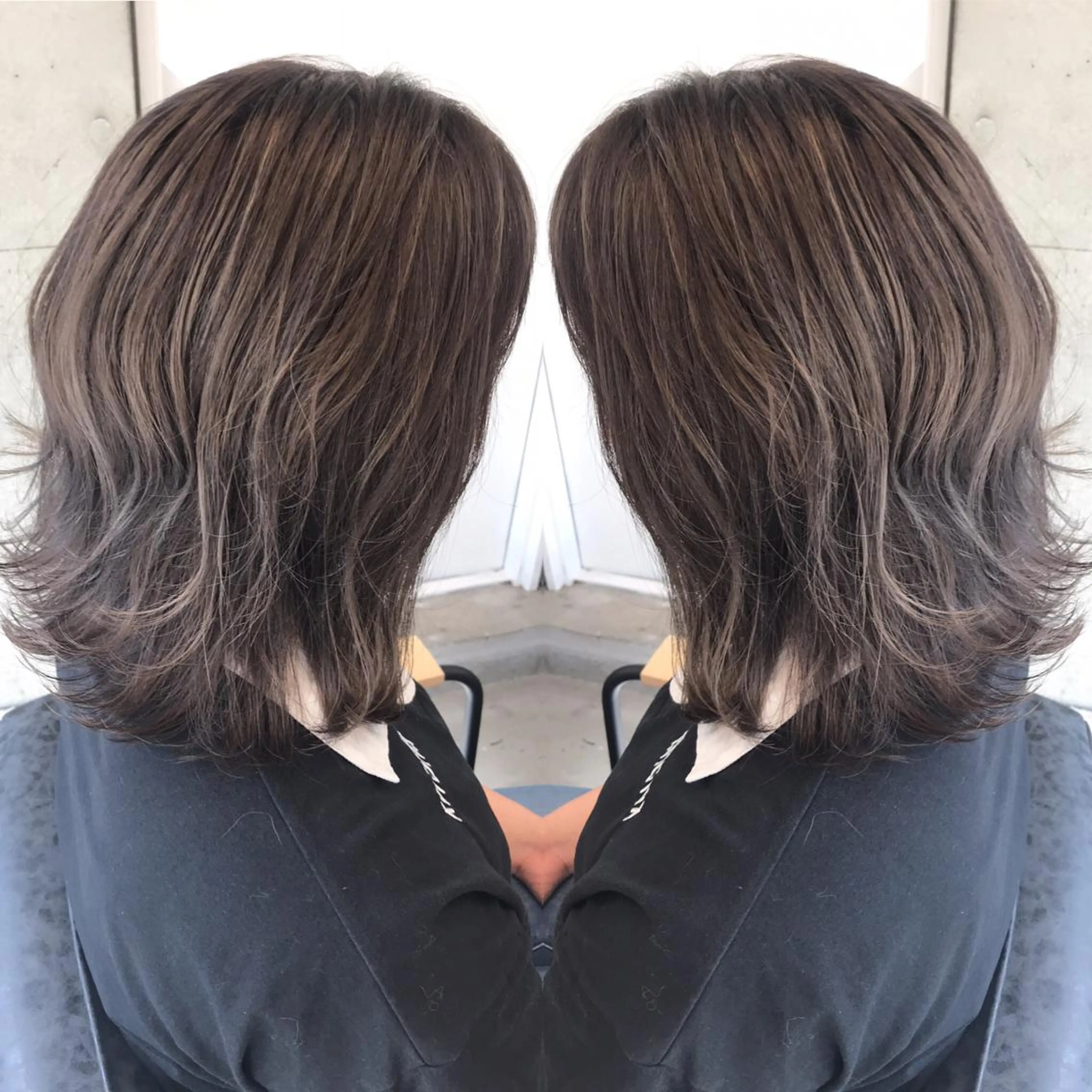 ミディアム カラー ✨縮毛矯正/髪質改善 錦糸町/松坂拓馬のヘアスタイル