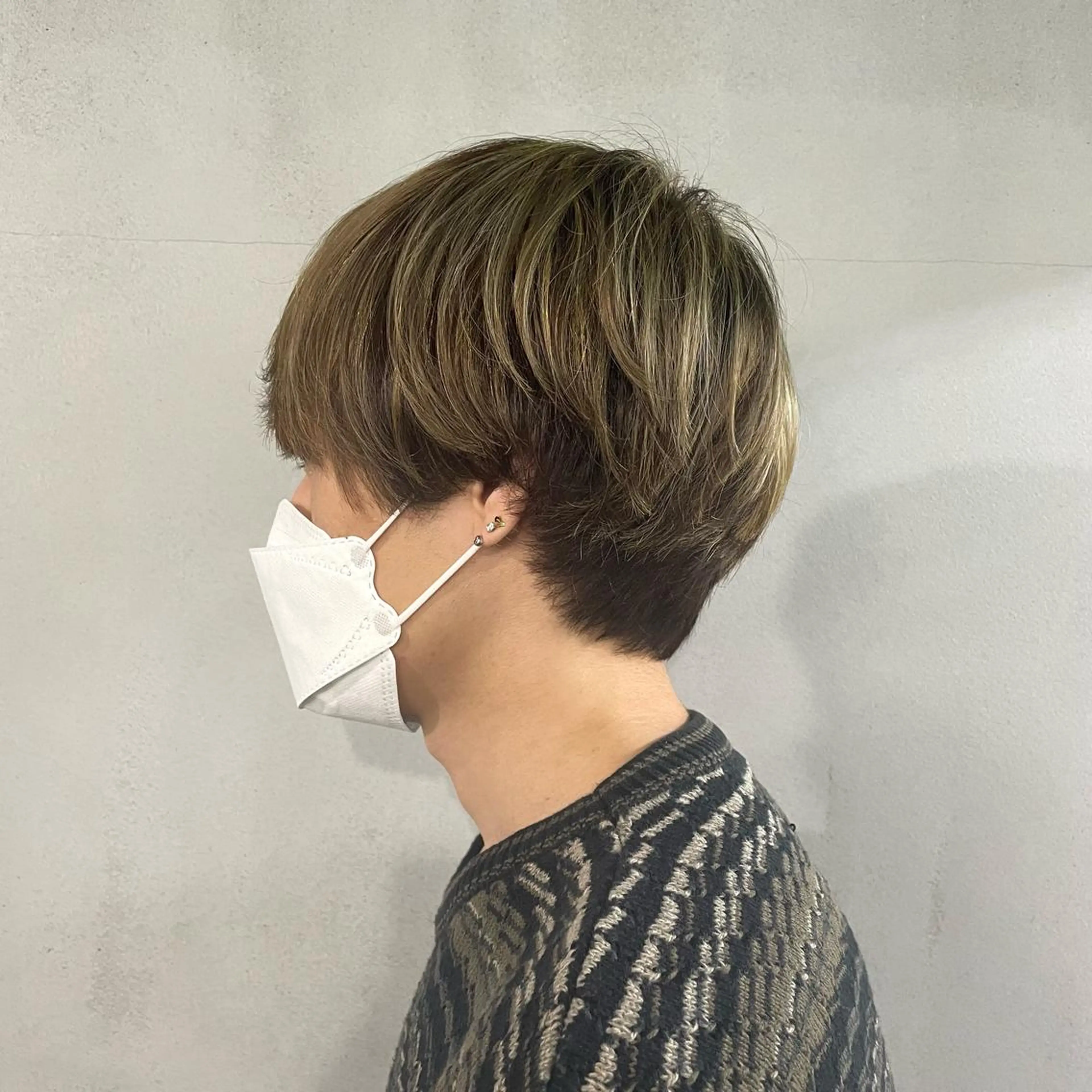 ショート カラー メンズ メンズハイライト ハイライトカラー ハイライト #tag 田島 純奈のヘアスタイル