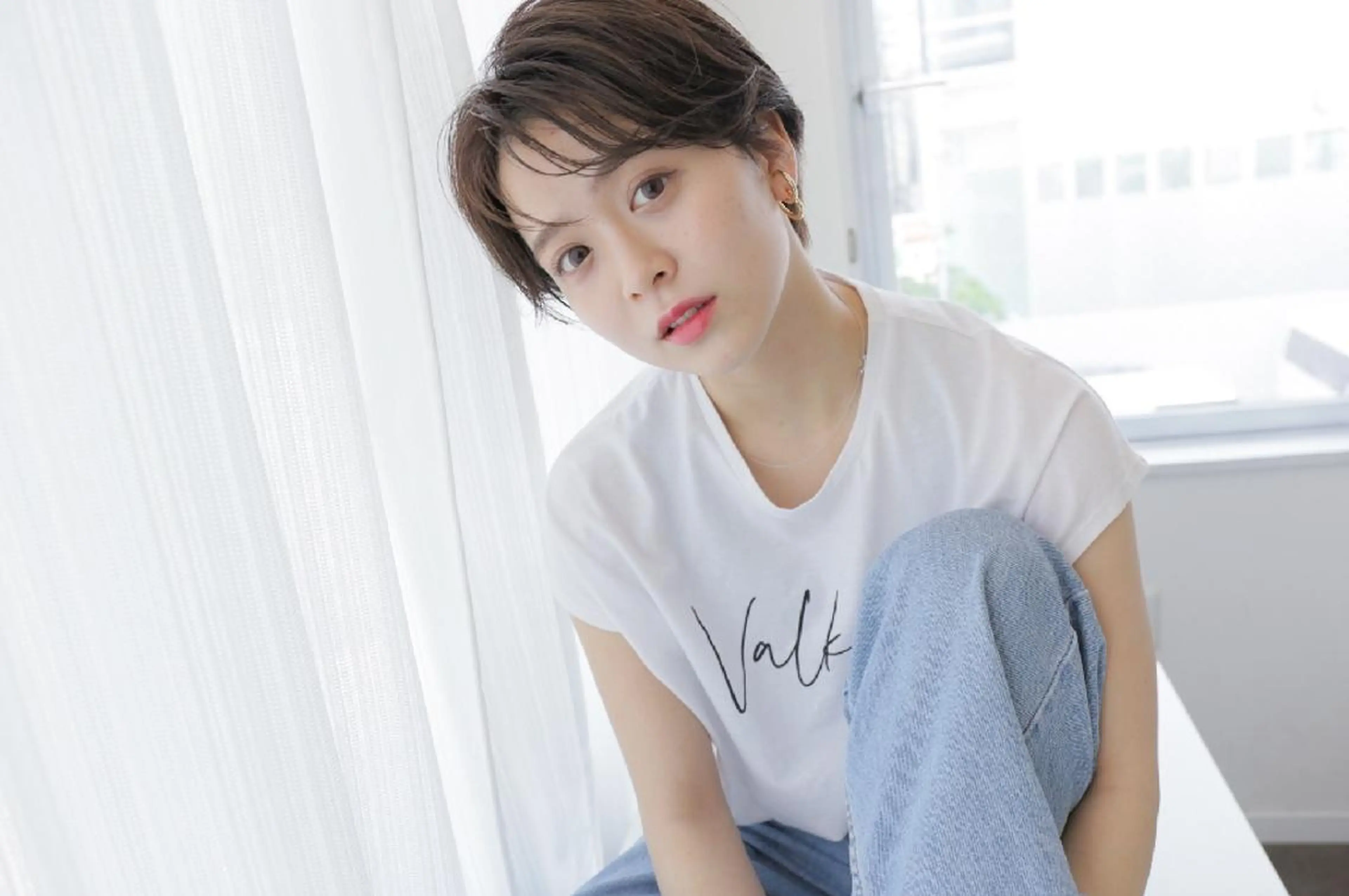 ショート カラー ヘアカラー 井上 真貴子のヘアスタイル