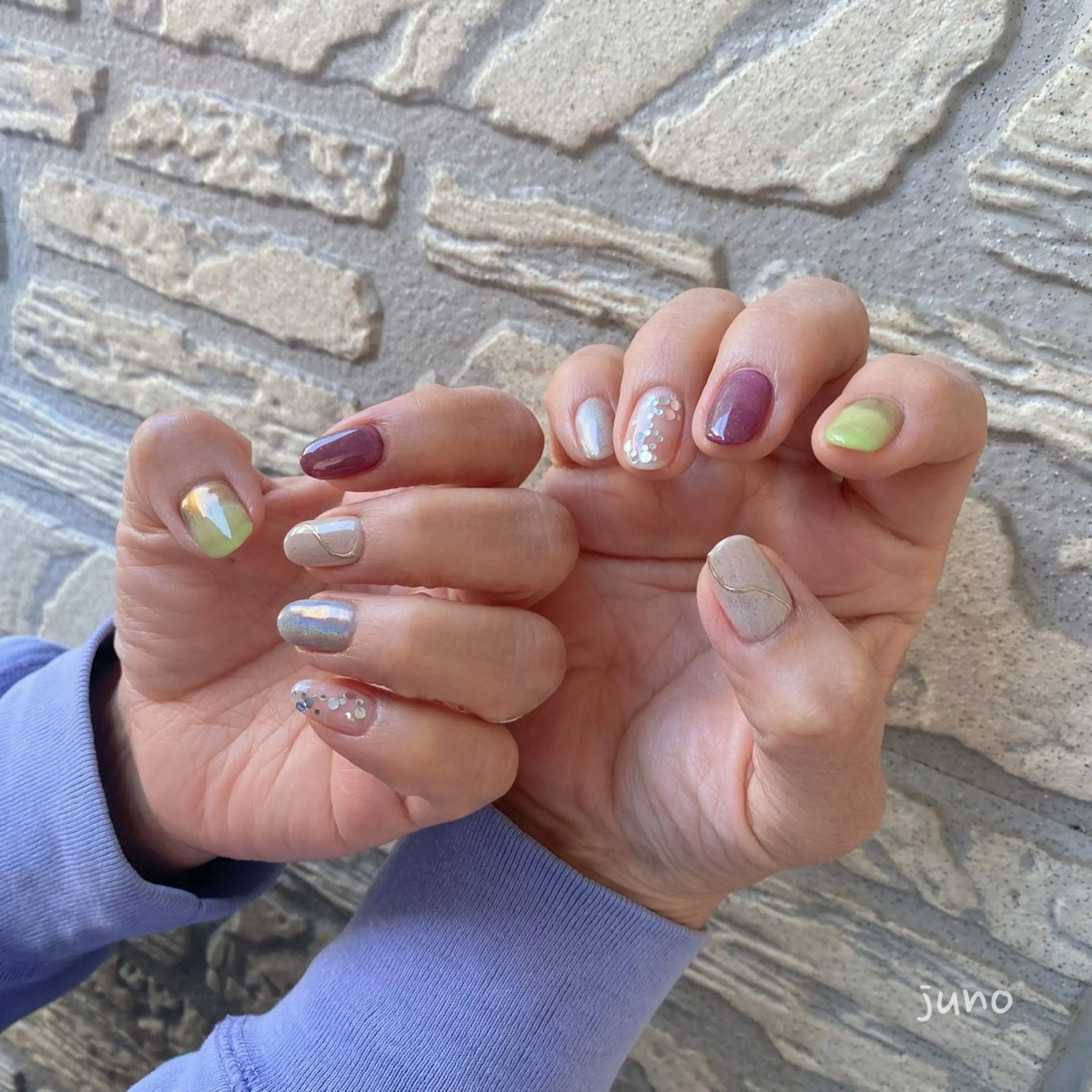 ネイル ミラーネイル nail salon JUNO(ジュノ)のネイルデザイン