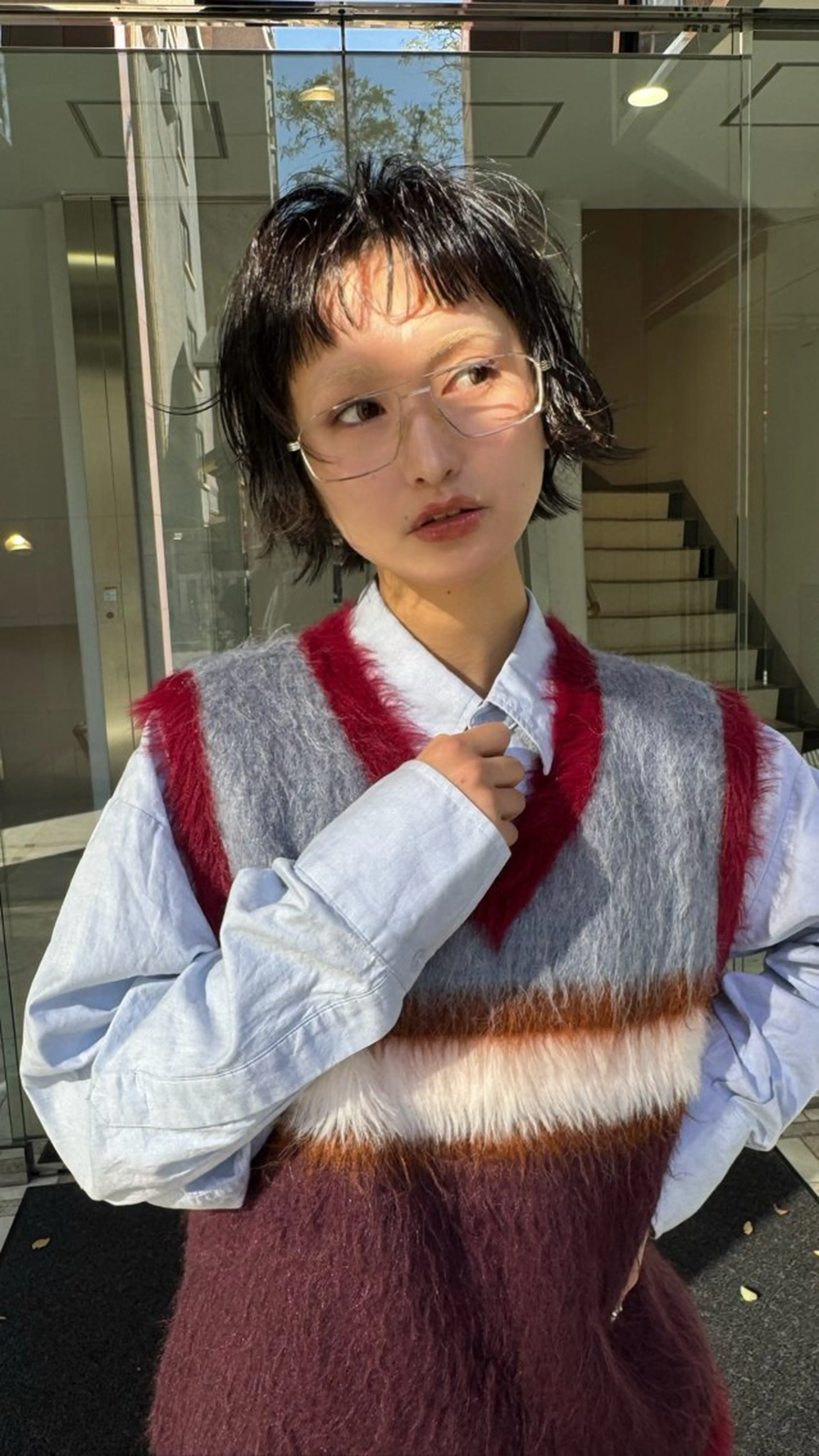 ショート ヘアカラー ダブルカラー/ 艶カラー／こうきのヘアスタイル