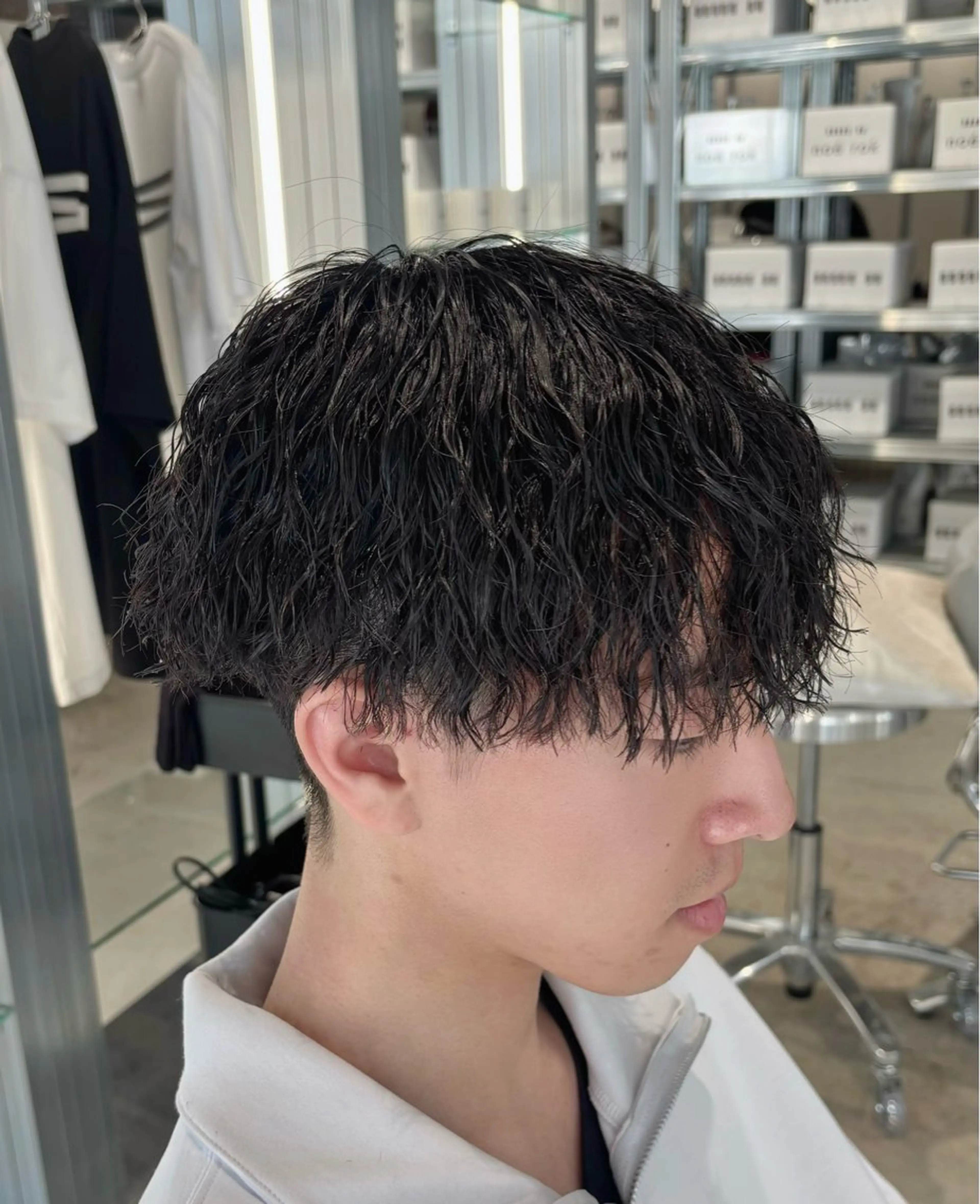 パーマ メンズ カット パーマ メンズ特化⚡️三村 彰吾⚡️カットパーマのヘアスタイル