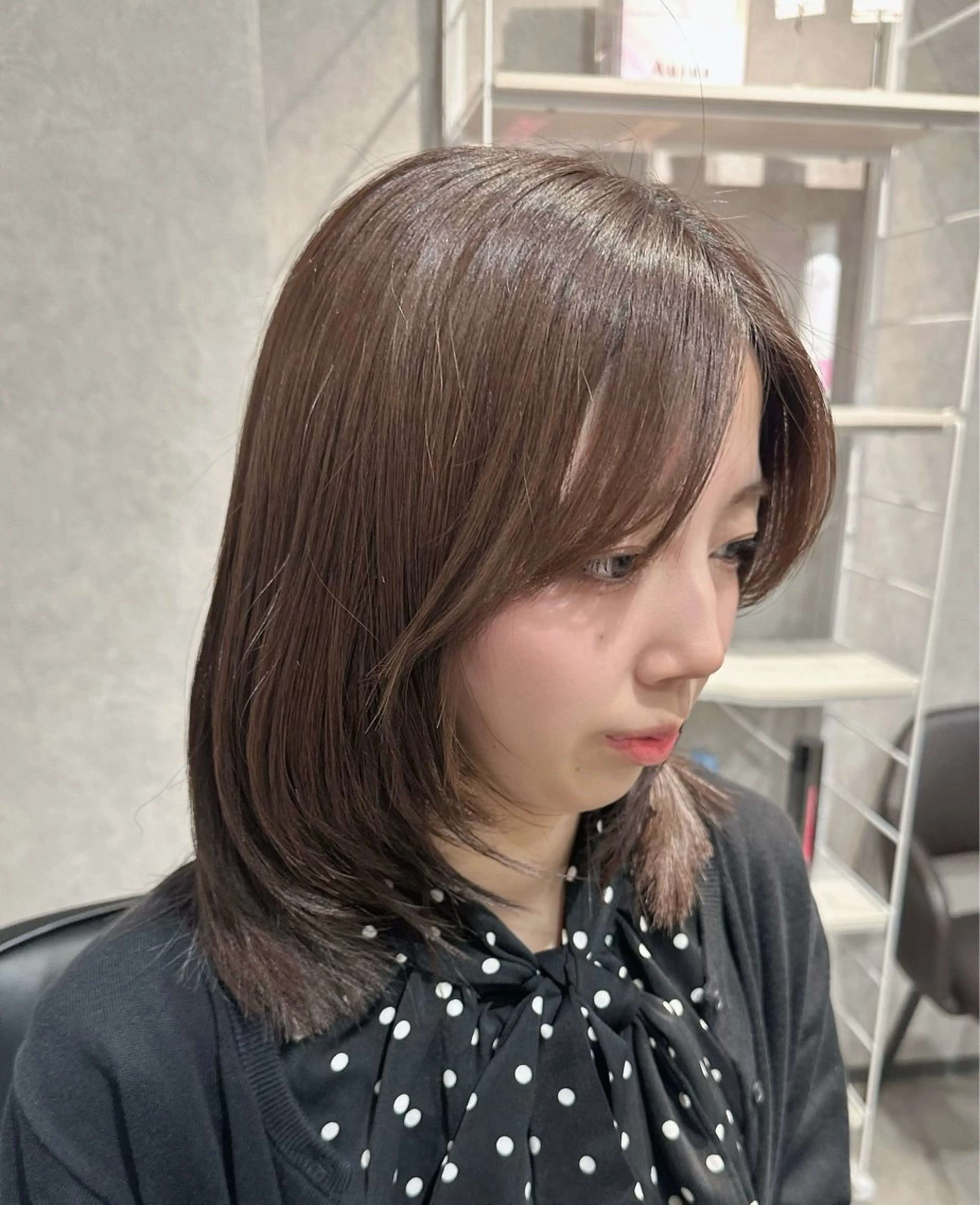 ミディアム レイヤーカット Hair salon Clair所属・森 沙織のヘアスタイル