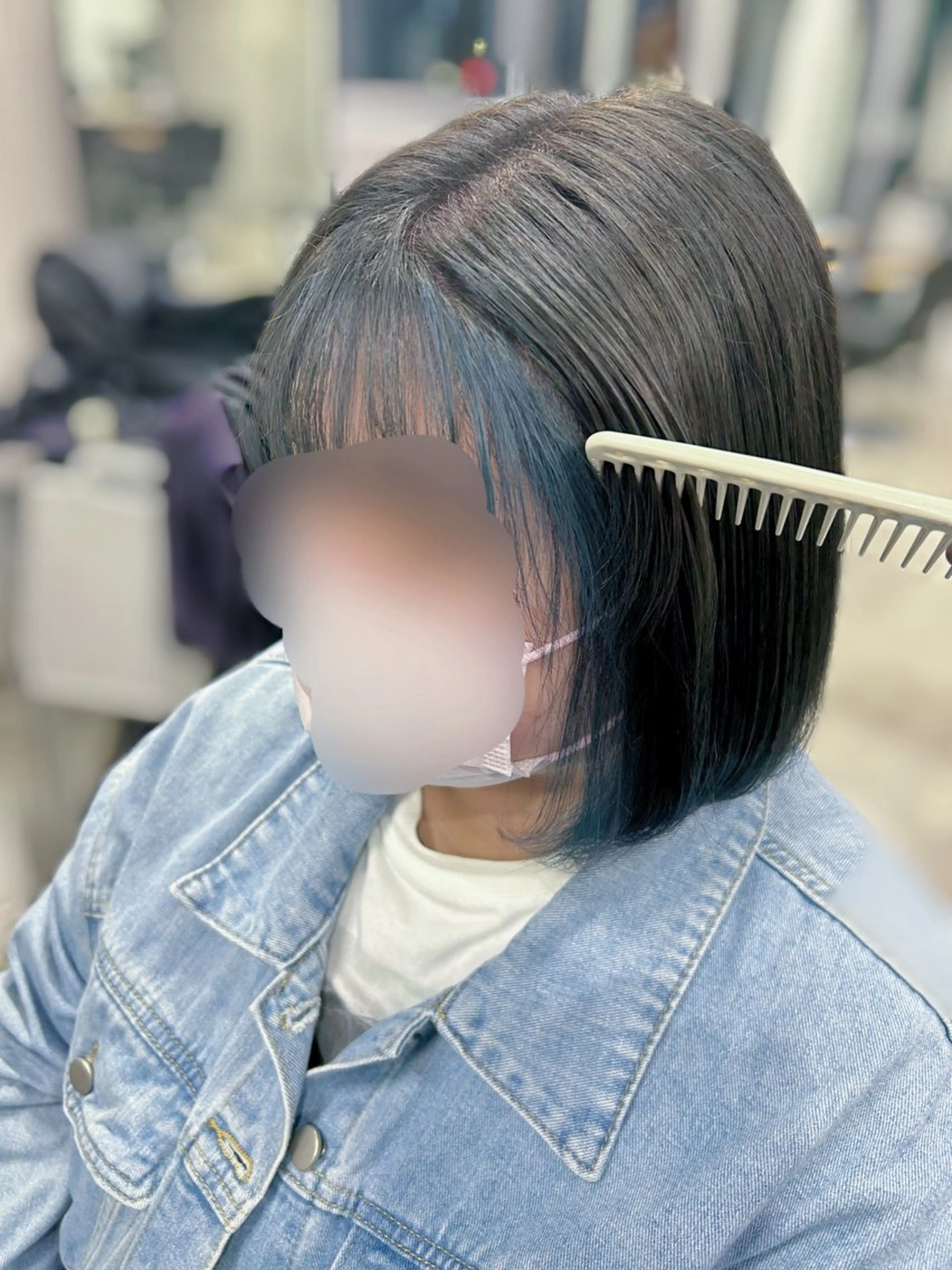 カラー ミストバング  フェイスフレーミング Pocket仙台赤坂 康成のヘアスタイル