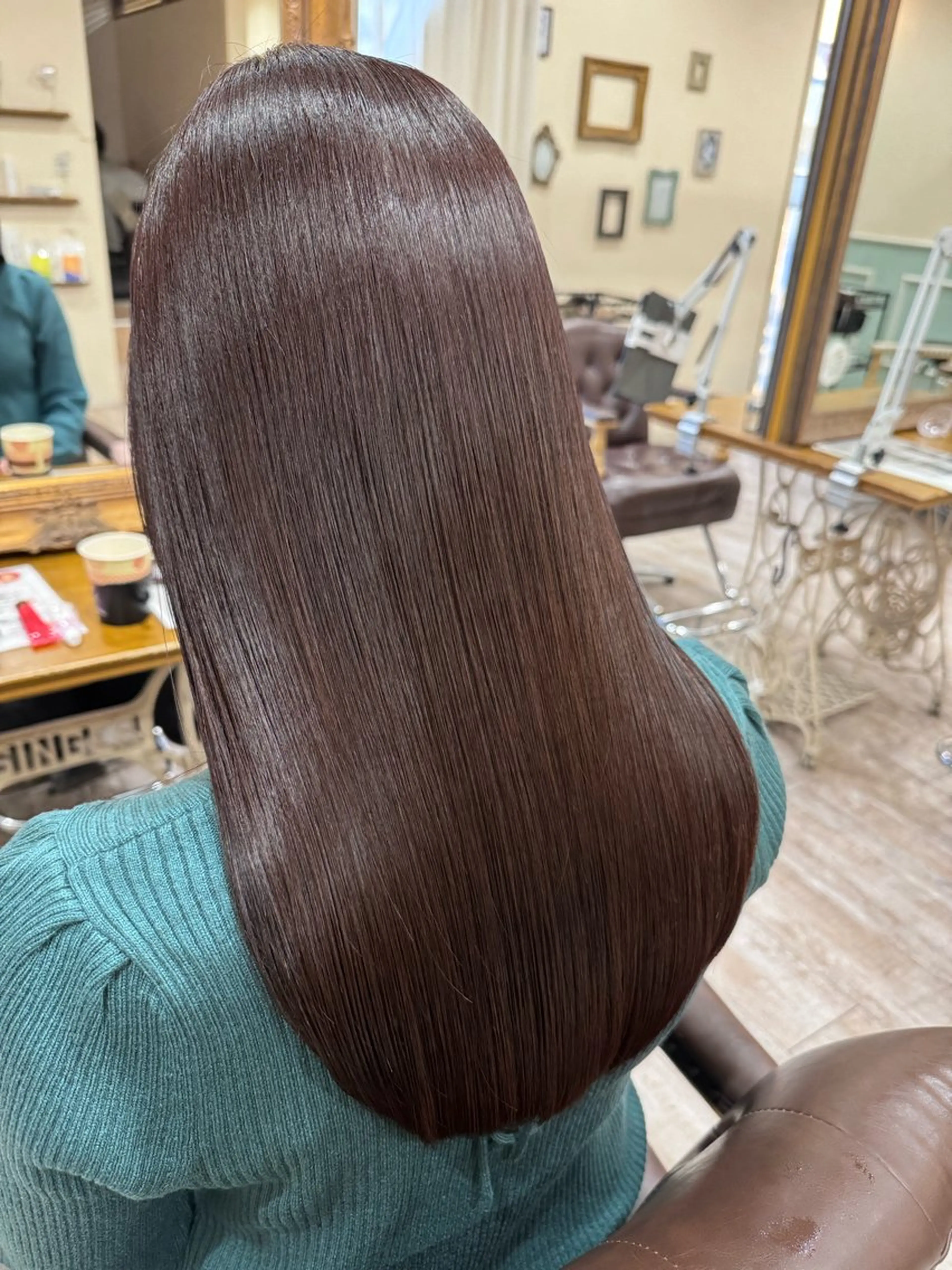 セミロング カラー 髪質改善 カット ヘアカラー トリートメント 新越谷noble店長 松本拓也▶◀*.のヘアスタイル