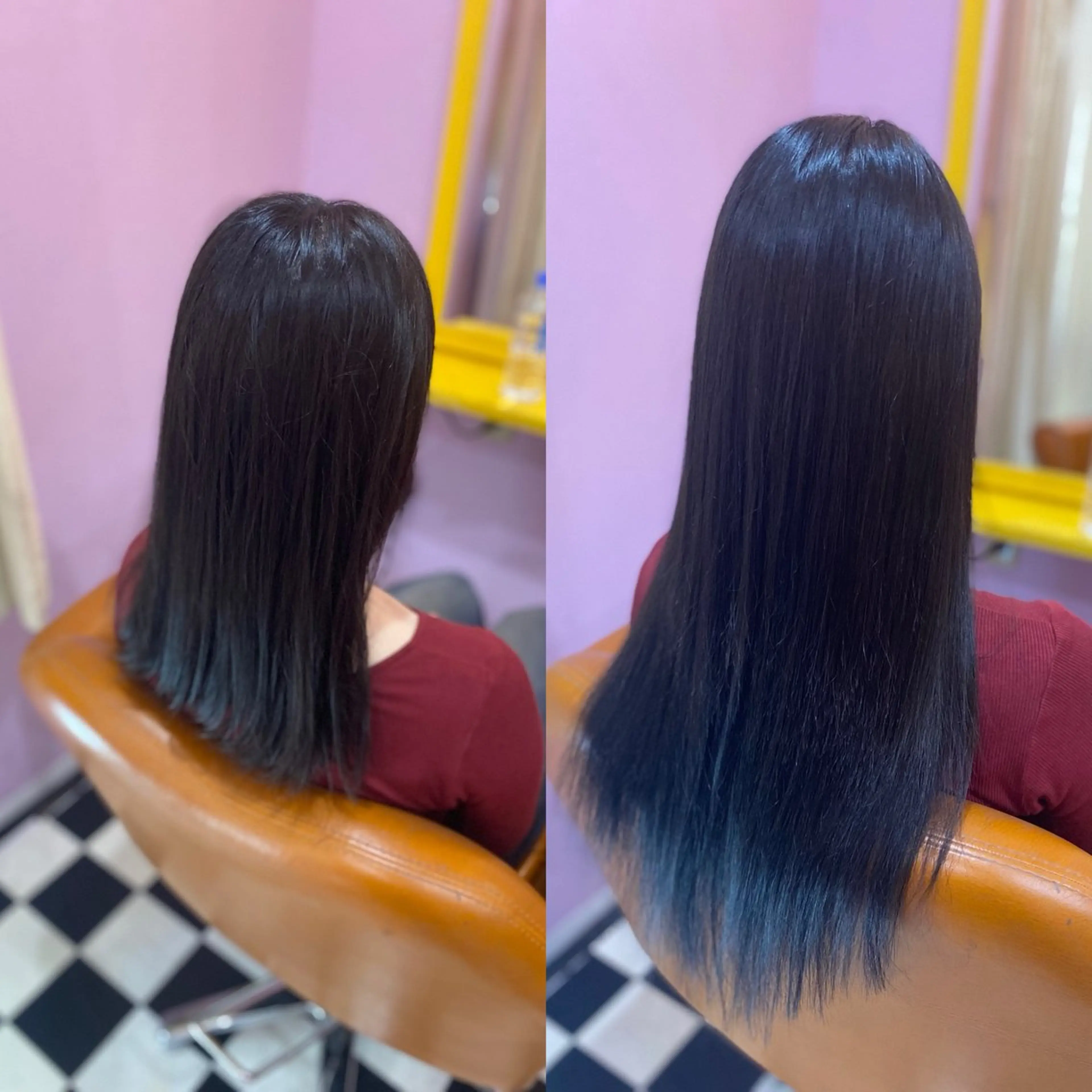 セミロング エクステ チビ編み込みエクステ どぅ〜す/YUIのヘアスタイル