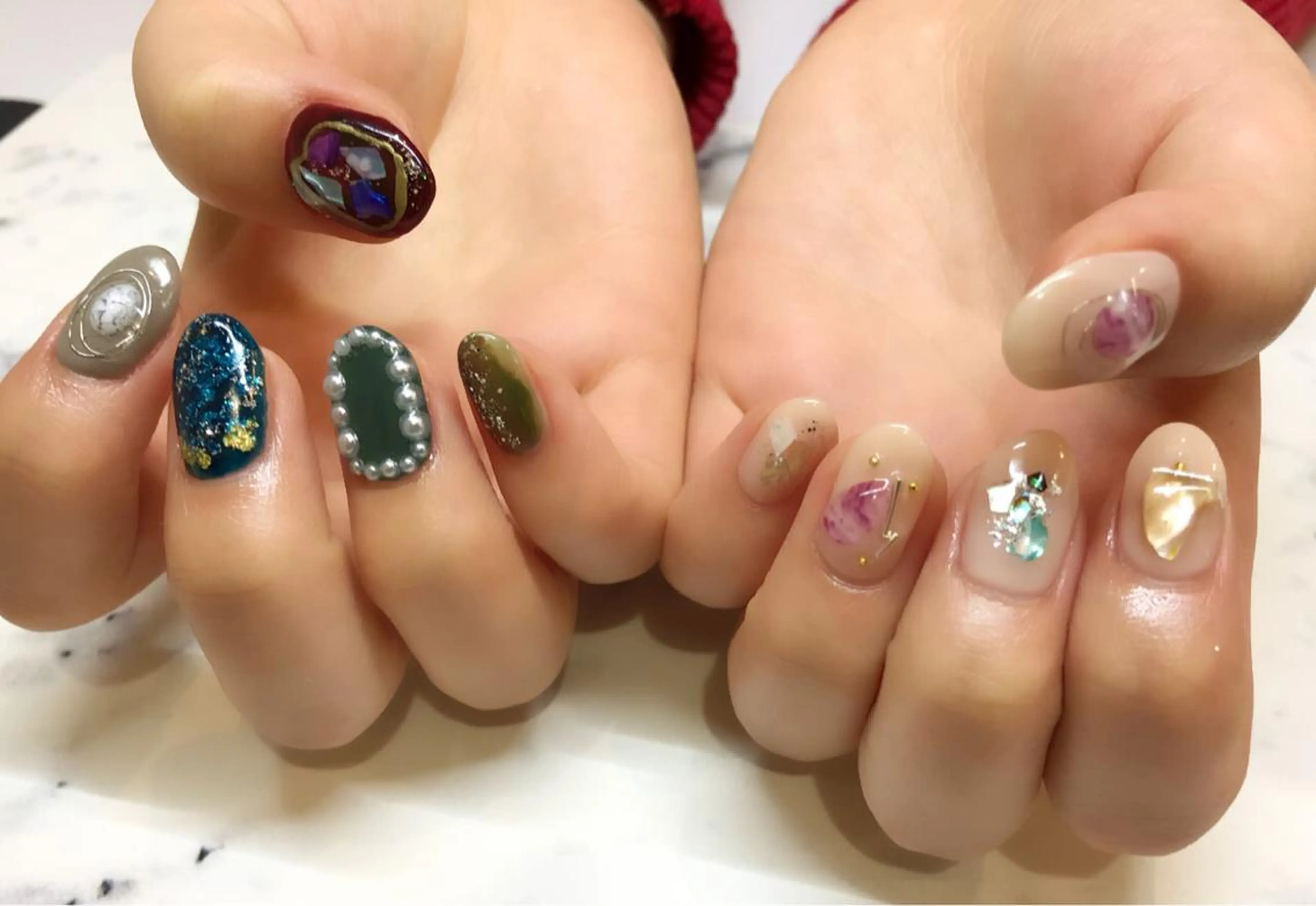 ネイル 長さ出し ジェルネイル 持ち込み スカルプネイル その他(ネイル) Soeur ネイリストのネイルデザイン