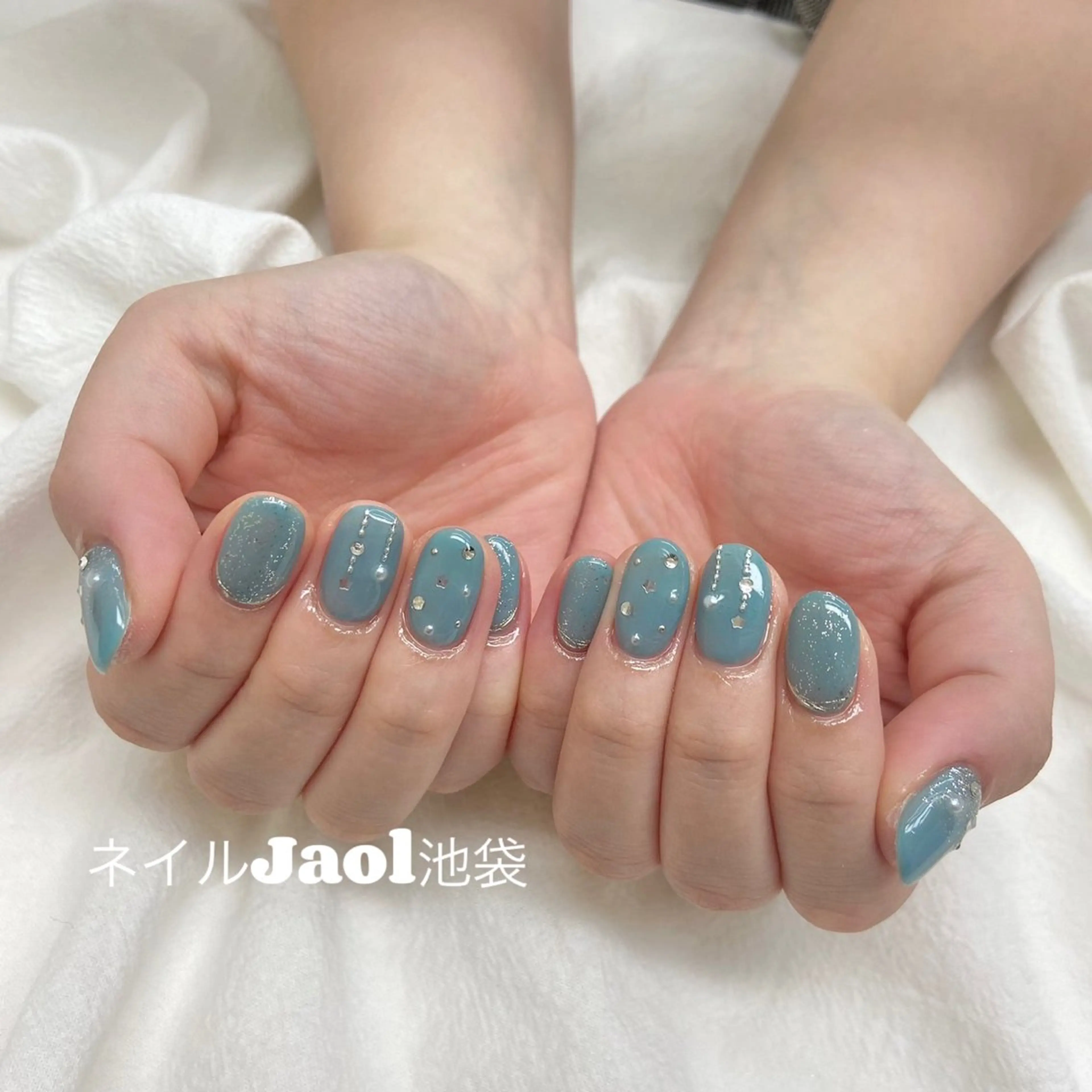 ショート ハンドネイル ネイルJaol 池袋のネイルデザイン