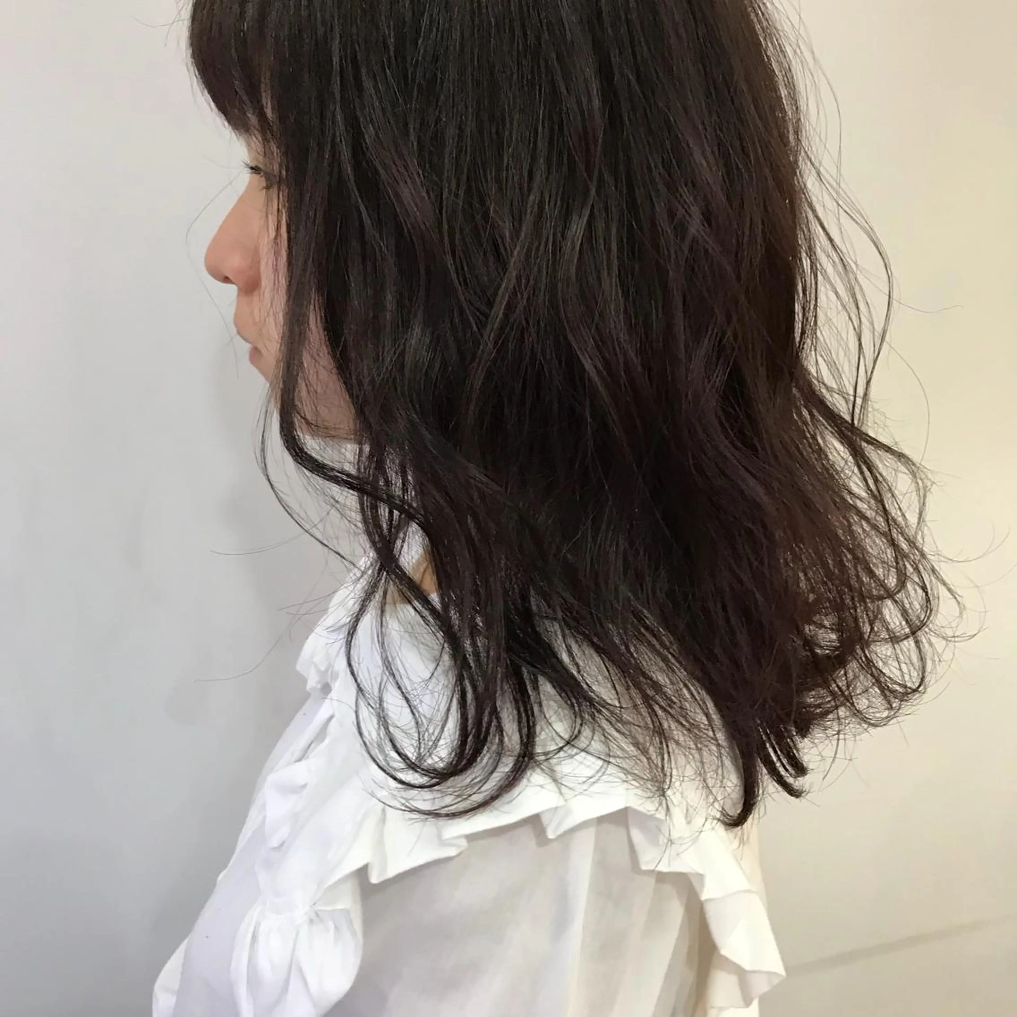 カラー AMI ウルフパーマ/メンズのヘアスタイル