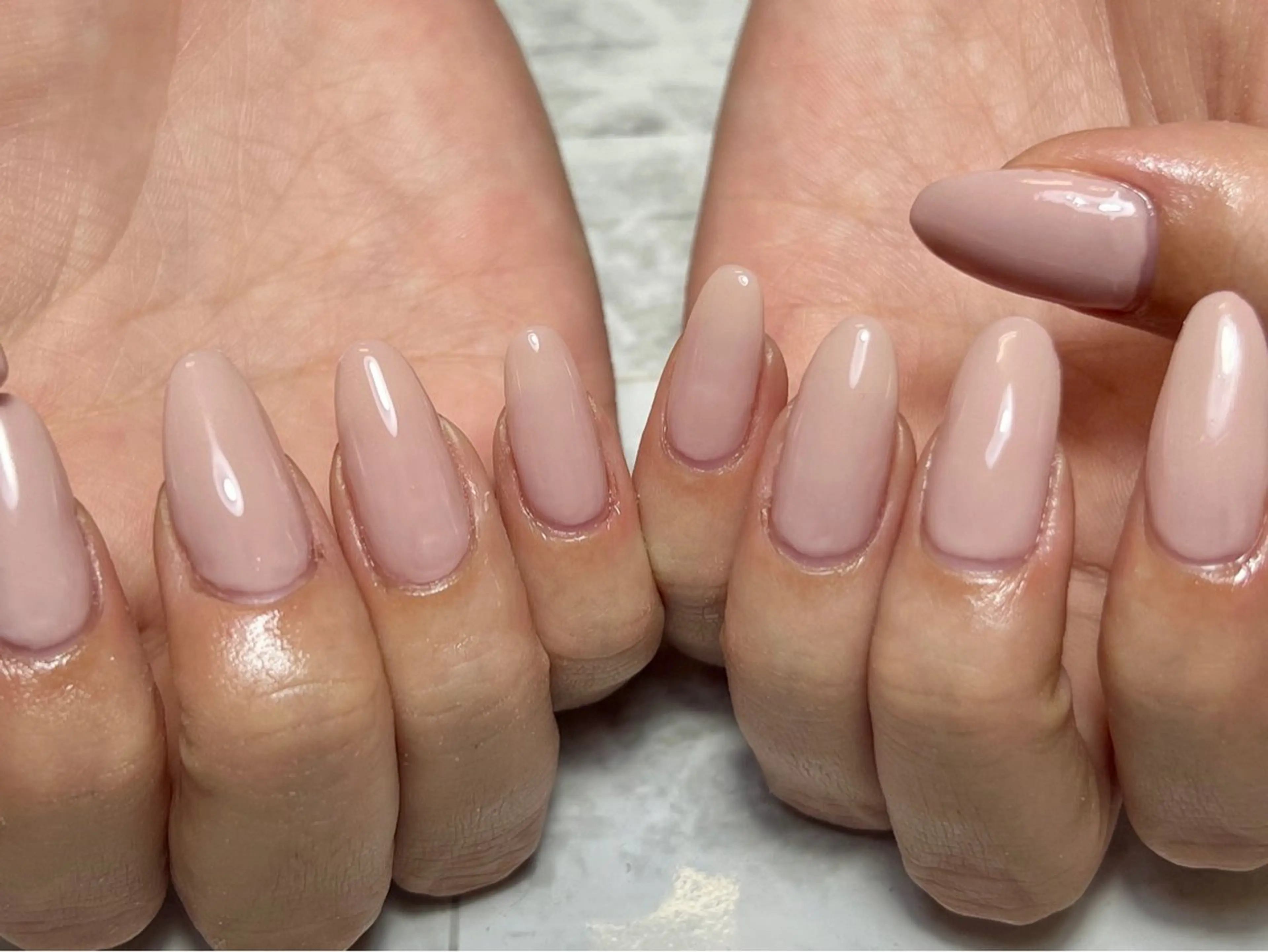 ネイル ワンカラーネイル 春ネイル 個性派ニュアンス nuts nail所属・【池袋】nuts nail　なつみのネイルデザイン