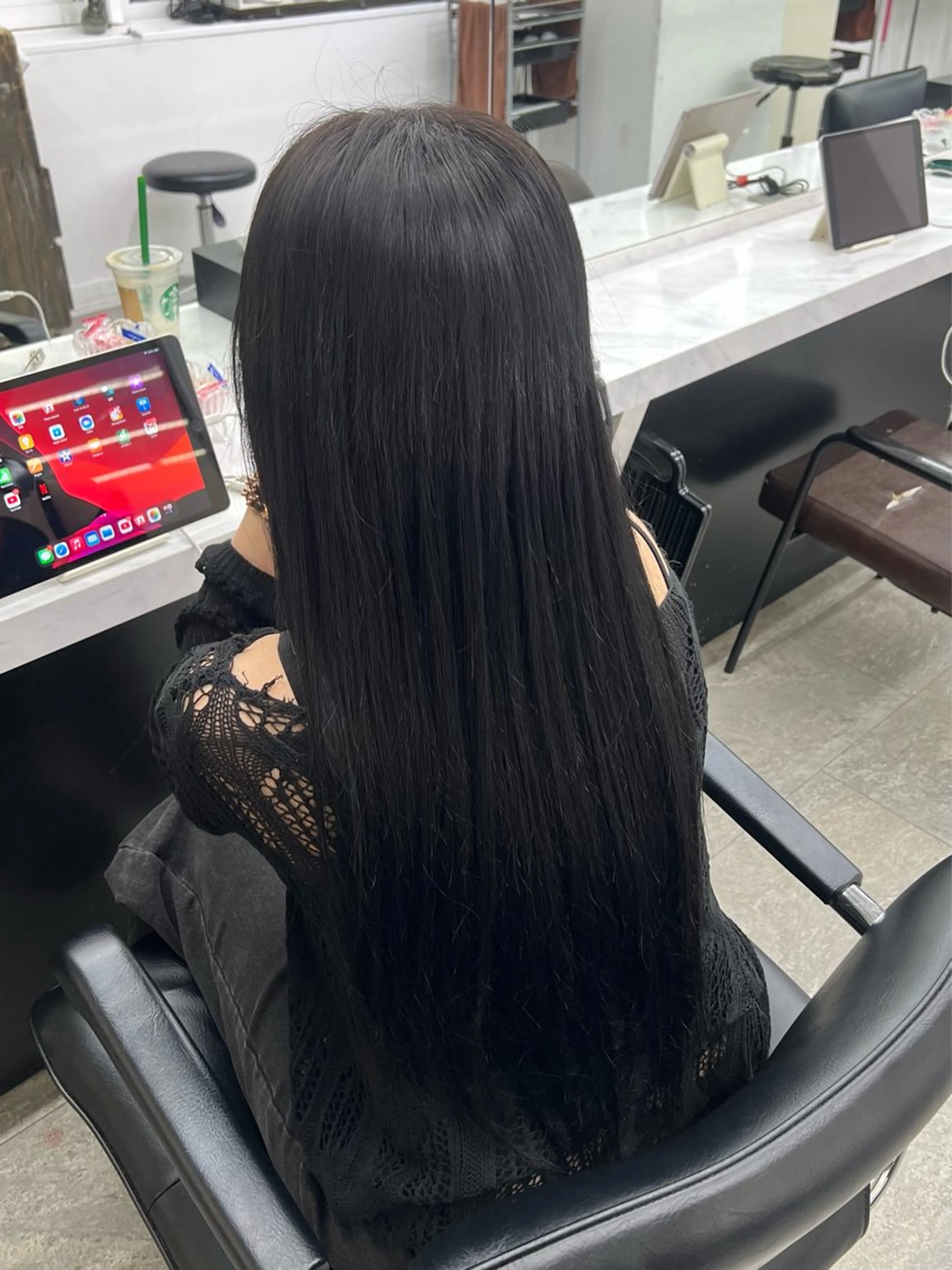 ロング エクステ miwa 🖤のヘアスタイル