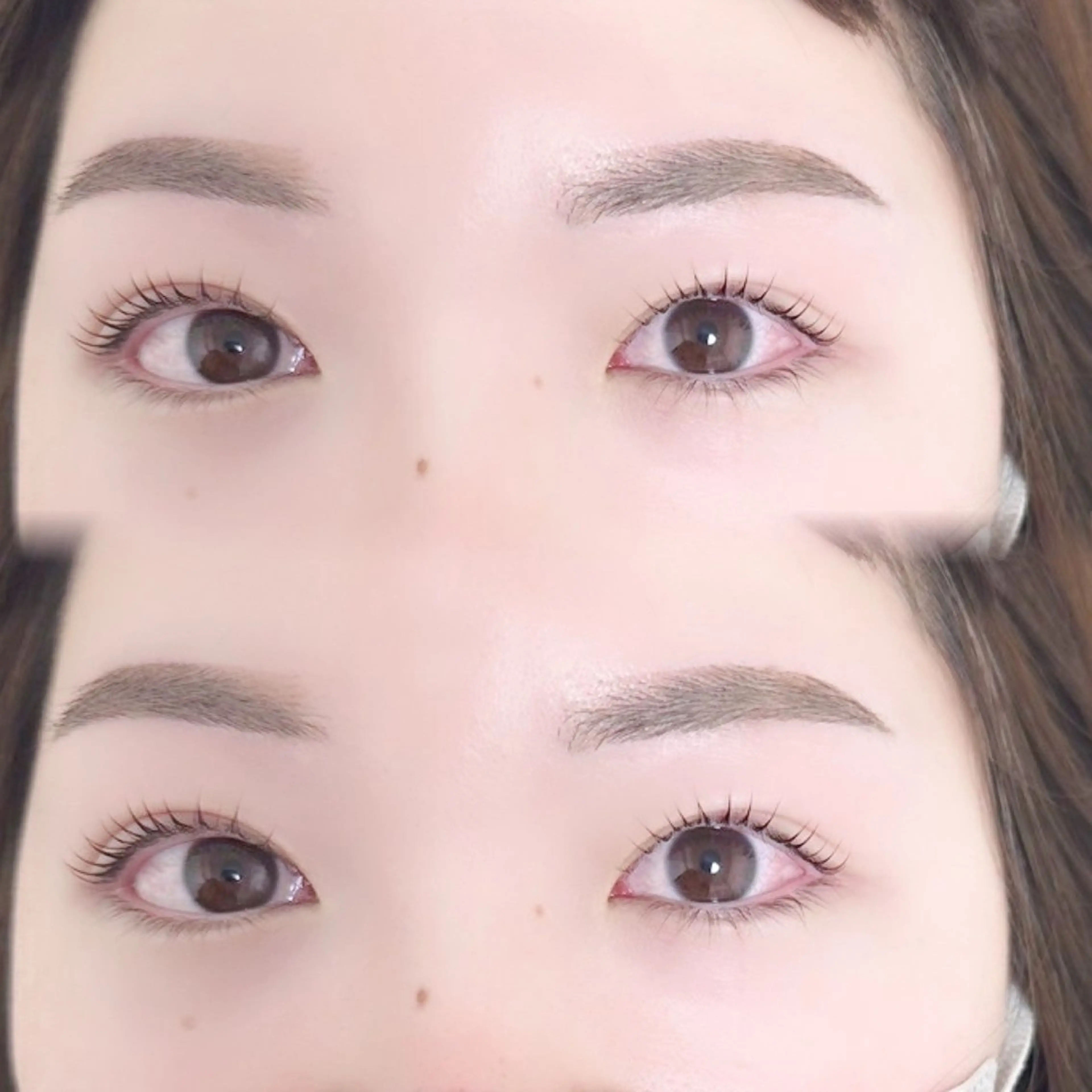 マツエク・マツパ 束感まつ毛 パリジェンヌラッシュリフト 一重×まつ毛パーマ A アイブロウ33大名店の眉毛・アイブロウイメージ