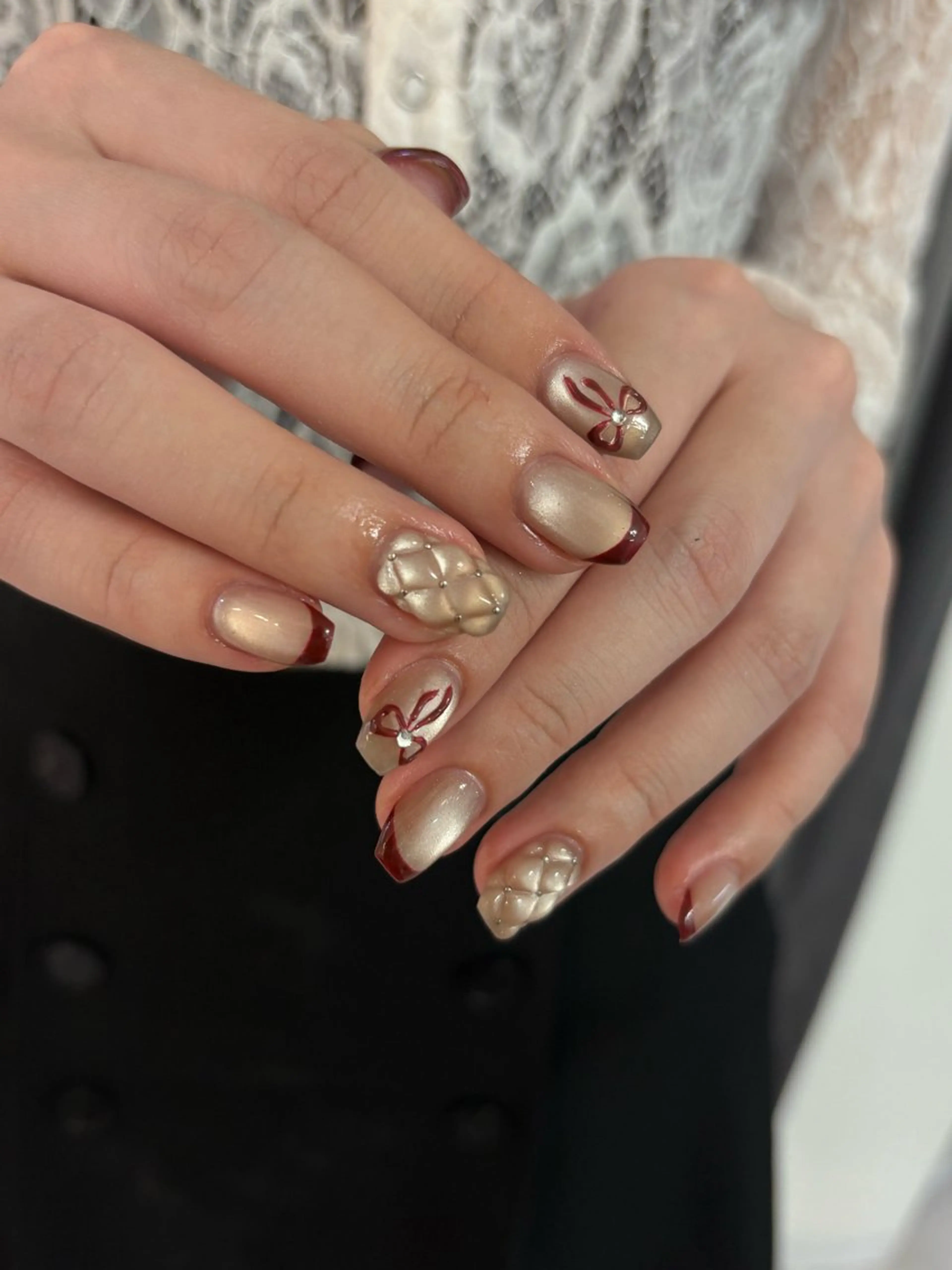 ネイル ハンドネイル 佐藤 渚紗のネイルデザイン