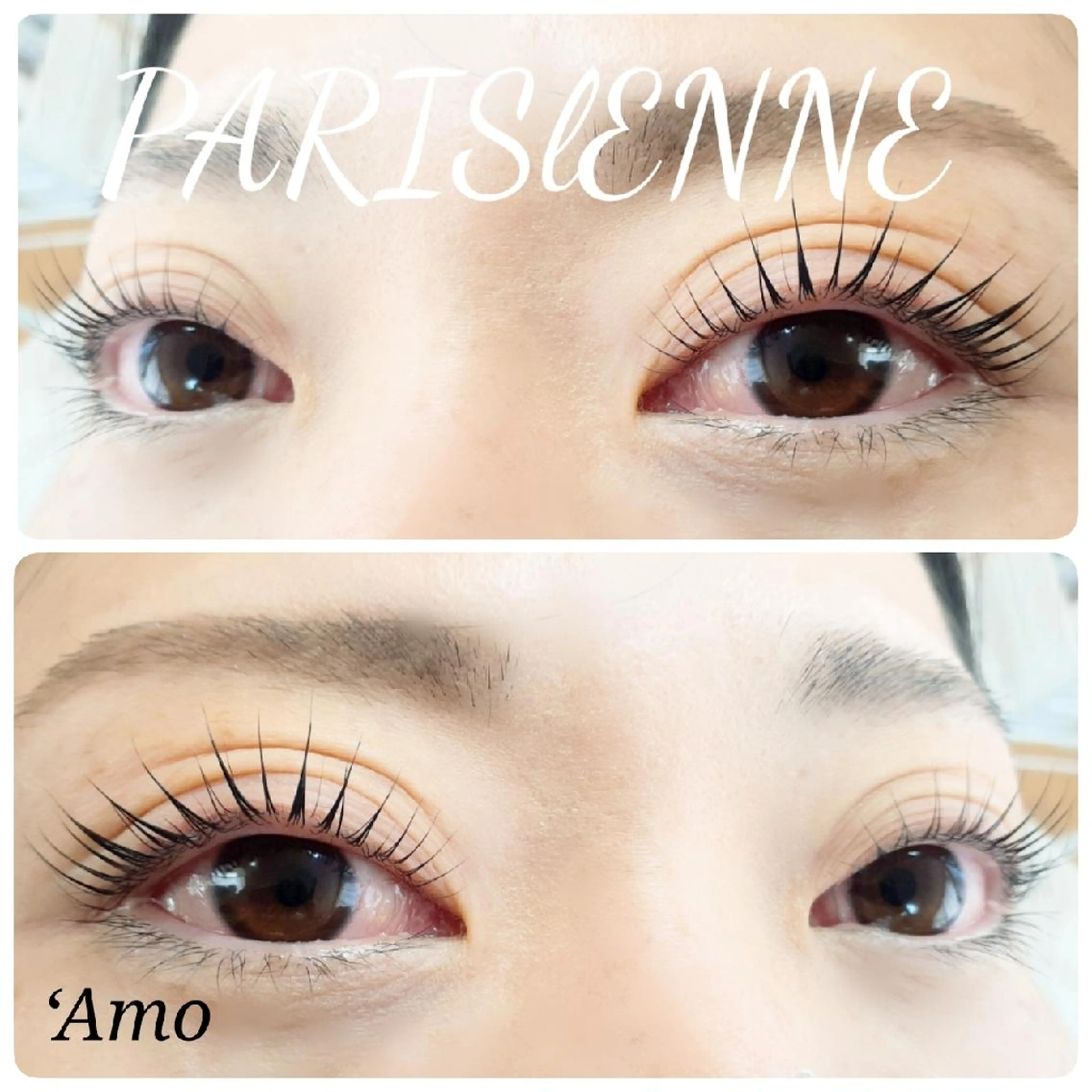 マツエク・マツパ パリジェンヌラッシュリフト ‘Amo アモのマツエク・マツパデザイン