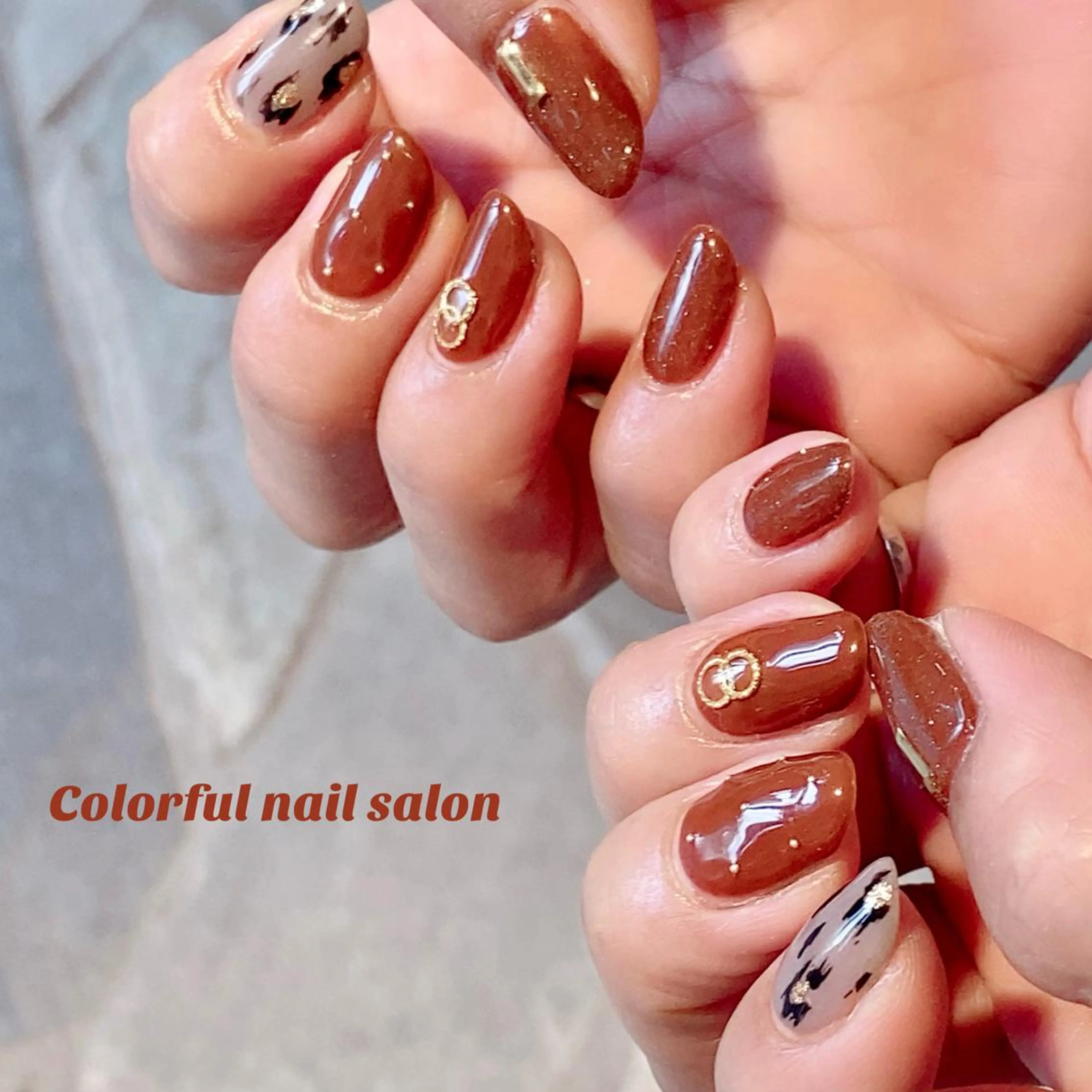 ネイル アニマル柄 Le'a nail&eyesのマツエク・マツパデザイン