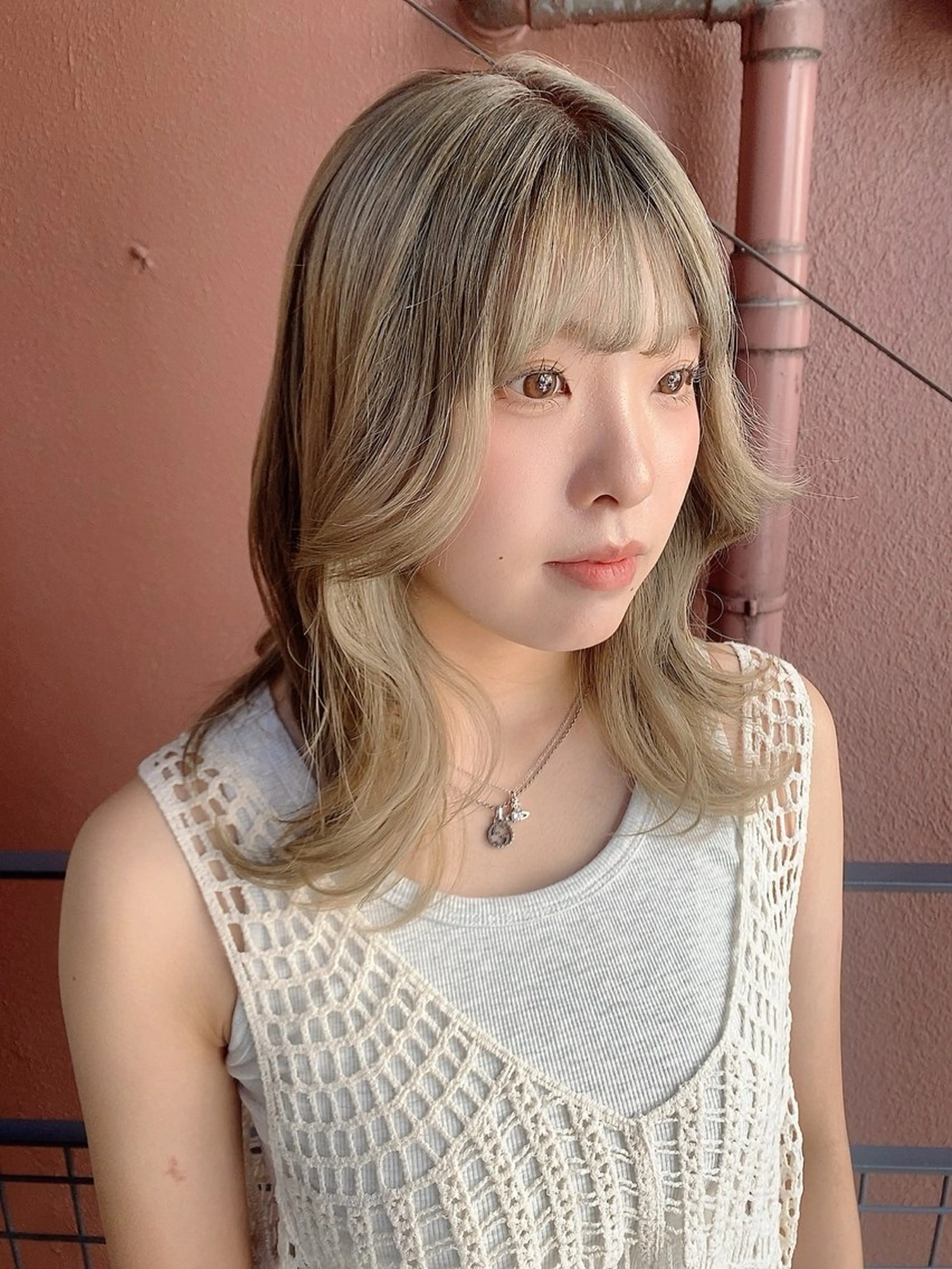 セミロング カラー 【safric】 NAOのヘアスタイル