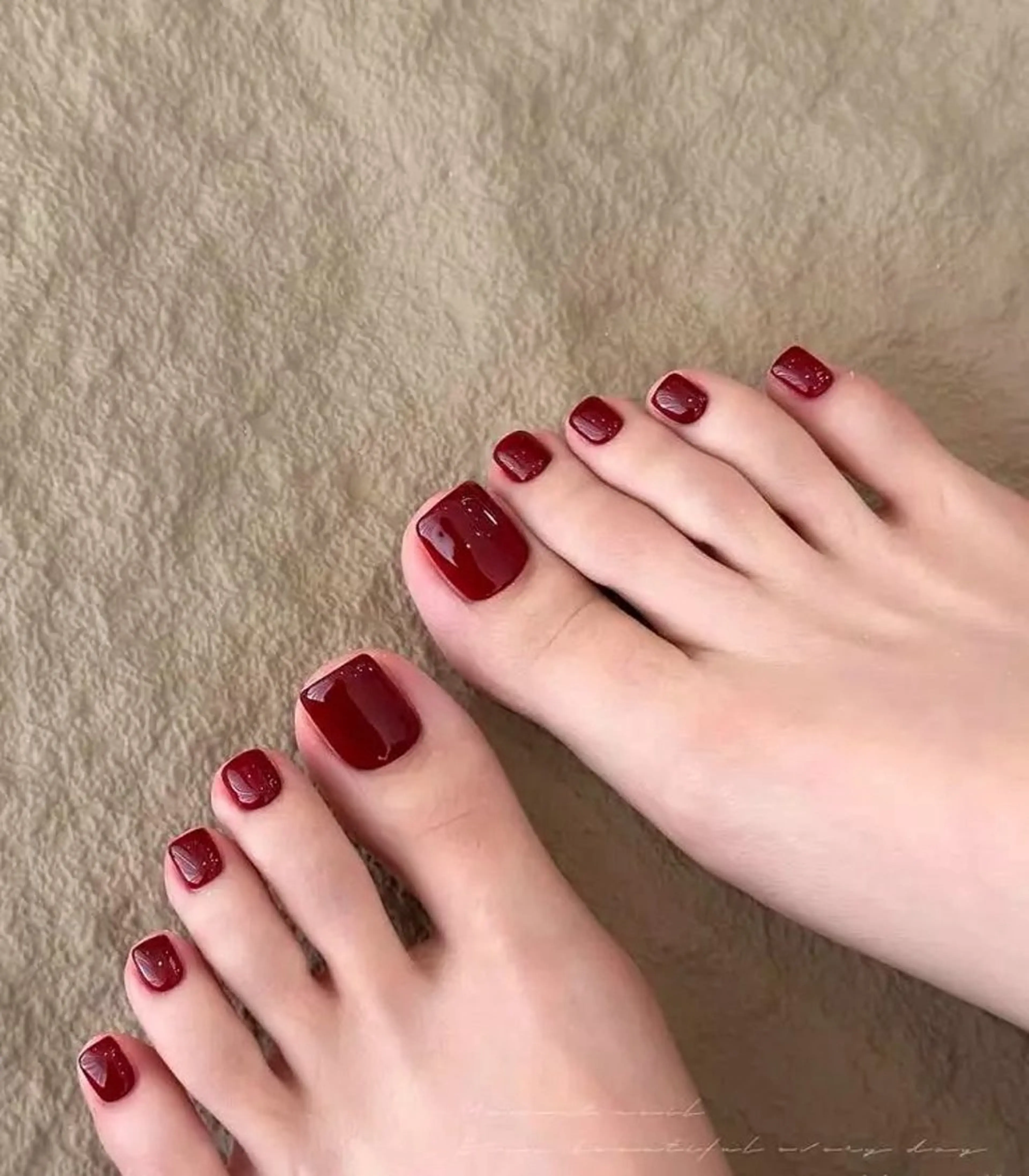 5月中旬まで🈹【新規様オフ¥0】フットネイル/ワンカラーorラメの写真