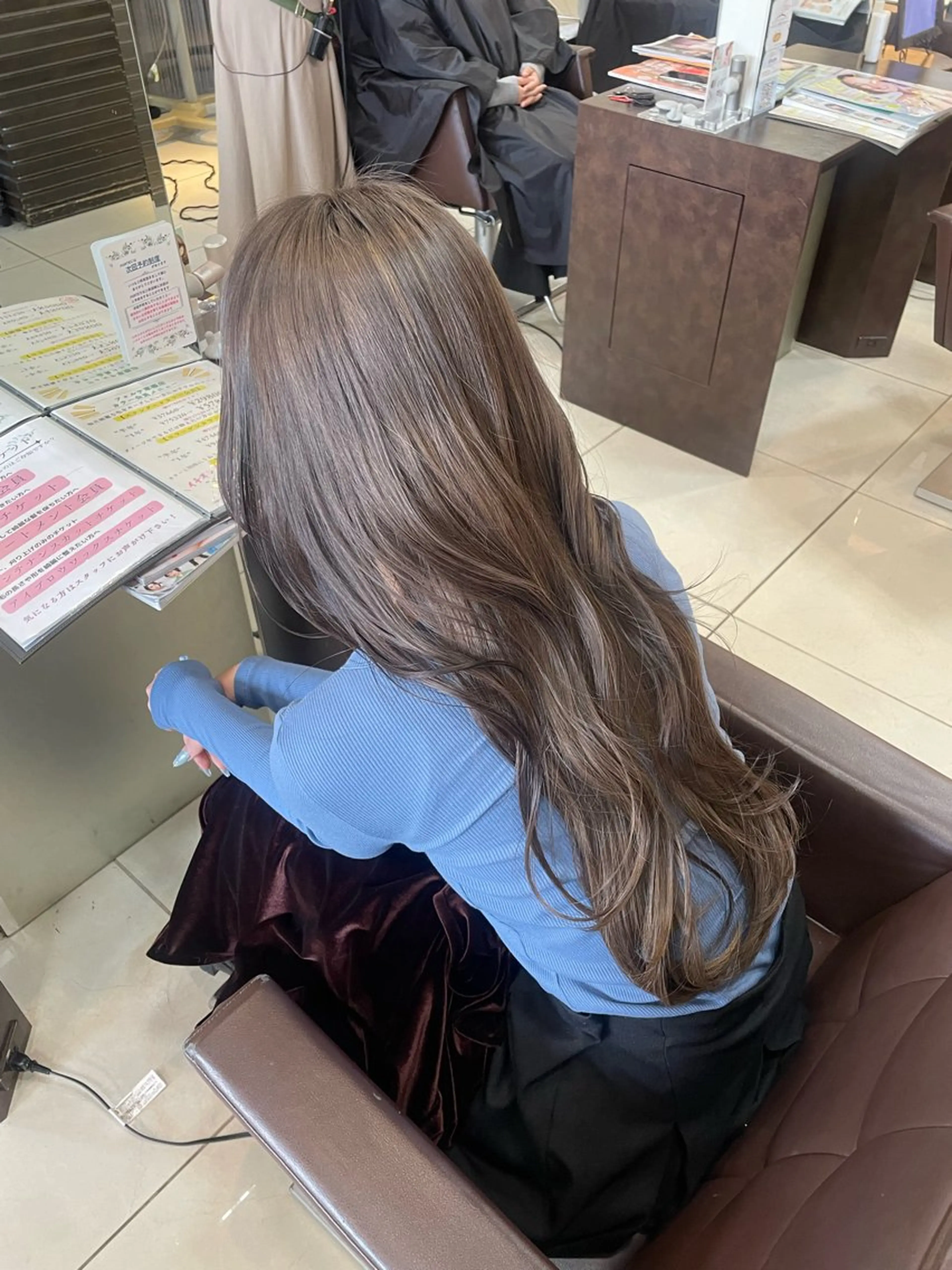 ロング カラー 🤎韓国ヘア ベージュ まゆか🤎のヘアスタイル