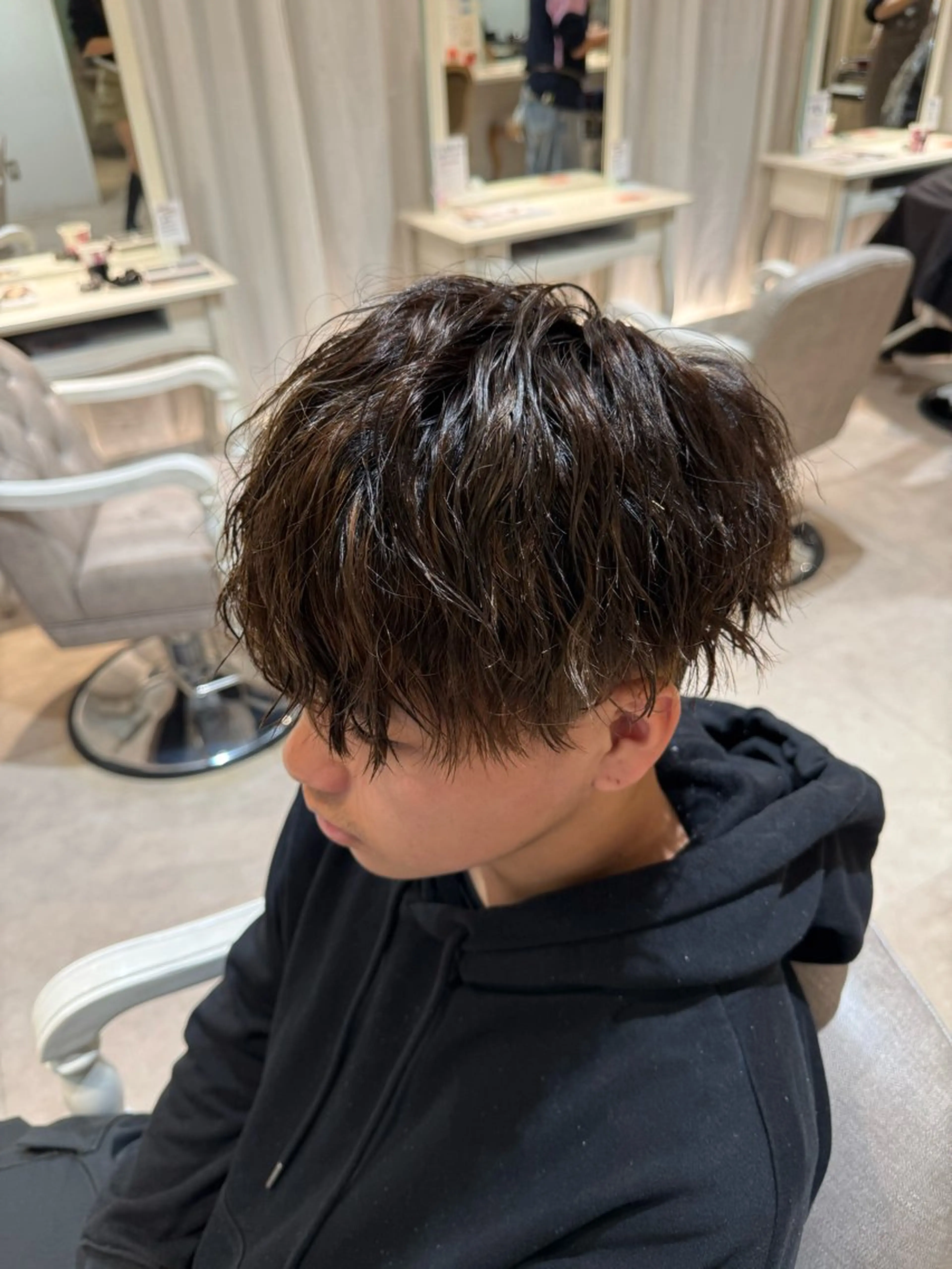 メンズ メンズパーマ カット パーマ CreBiA -Rukiya-のヘアスタイル