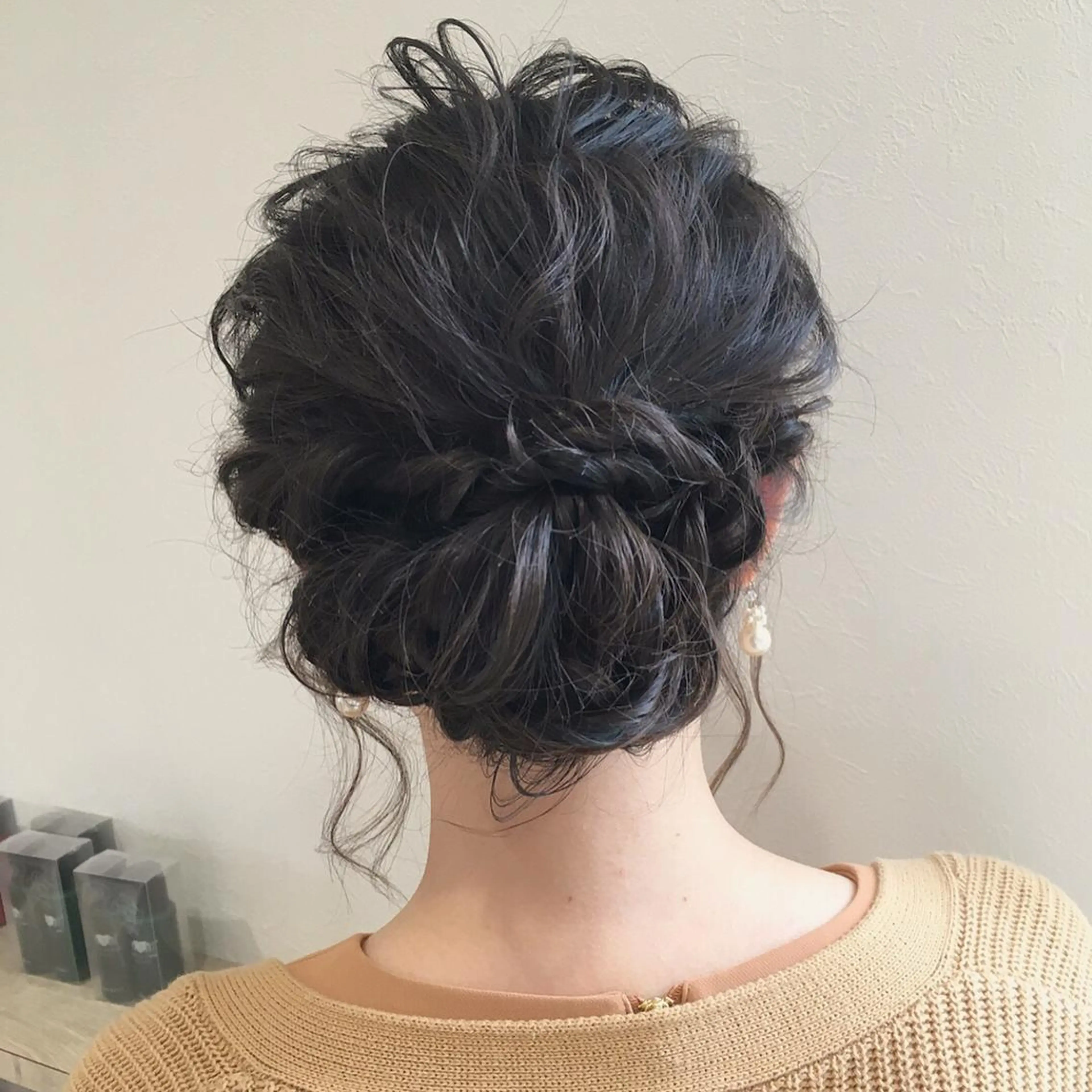 セミロング ヘアアレンジ ブリーチ/ハイトーン SERINAのヘアスタイル