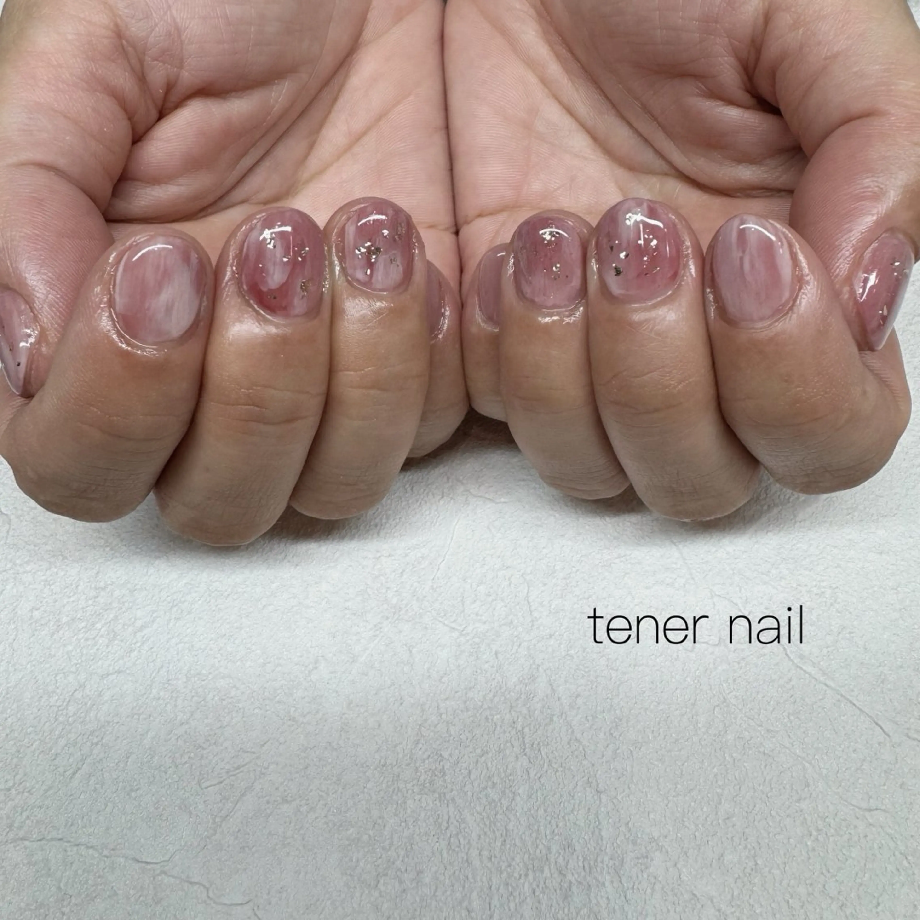 ネイル ニュアンスネイル ピンク ハンドネイル tener  nail  テネルネイル所属・テネルネイル tener nailのネイルデザイン