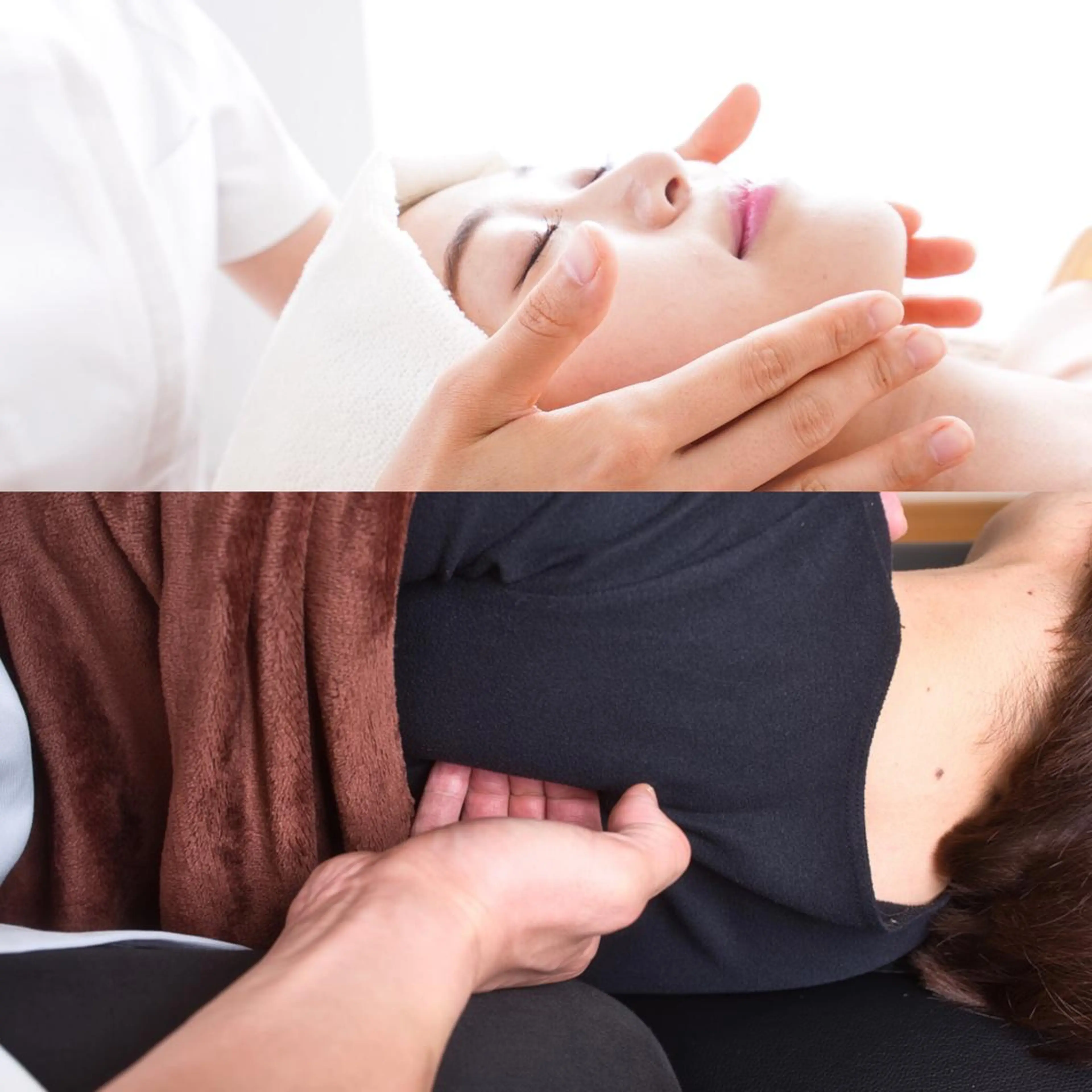 【巻肩、首肩のお悩み解消へ】小顔矯正+美顔トリートメント+首肩矯正　初回　たっぷり90分肩こり首こりにも◎の写真