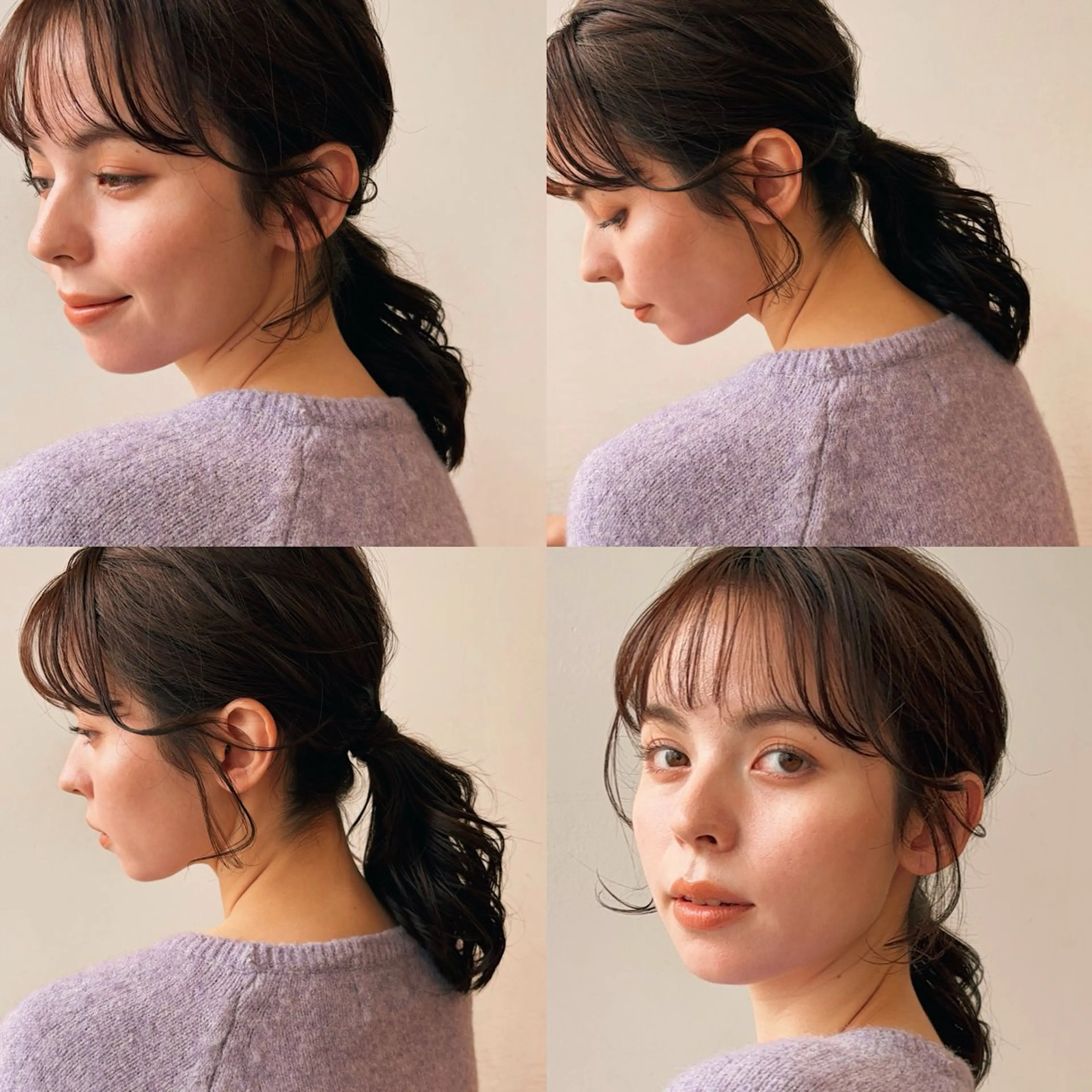 パーマ ニュアンスパーマ カット パーマ トリートメント ボブ/ミディアム 親しみやすさ/さくらのヘアスタイル