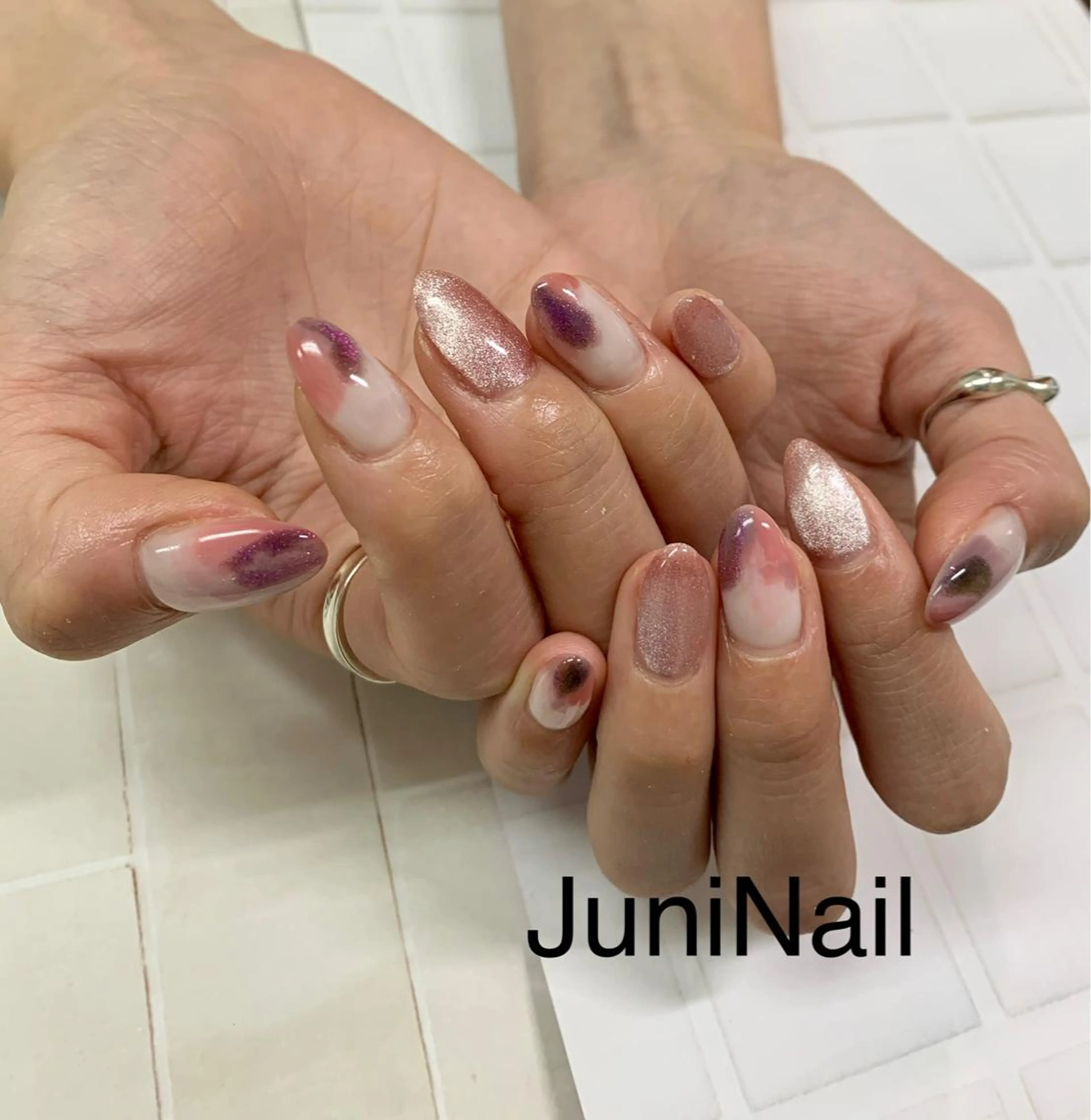 ネイル ハンドネイル JuniNail 주니네일🇰🇷suのネイルデザイン