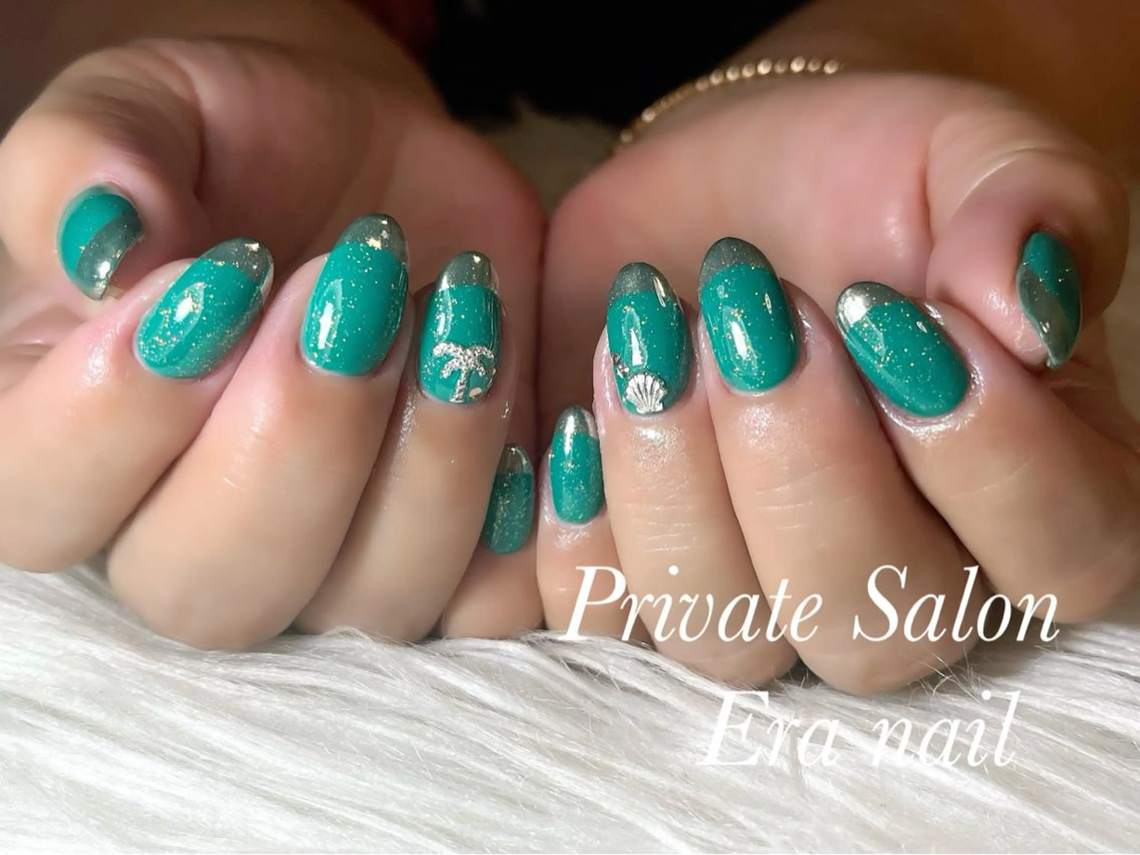 ネイル フレンチネイル ミラーネイル ワンカラーネイル Era nailのネイルデザイン