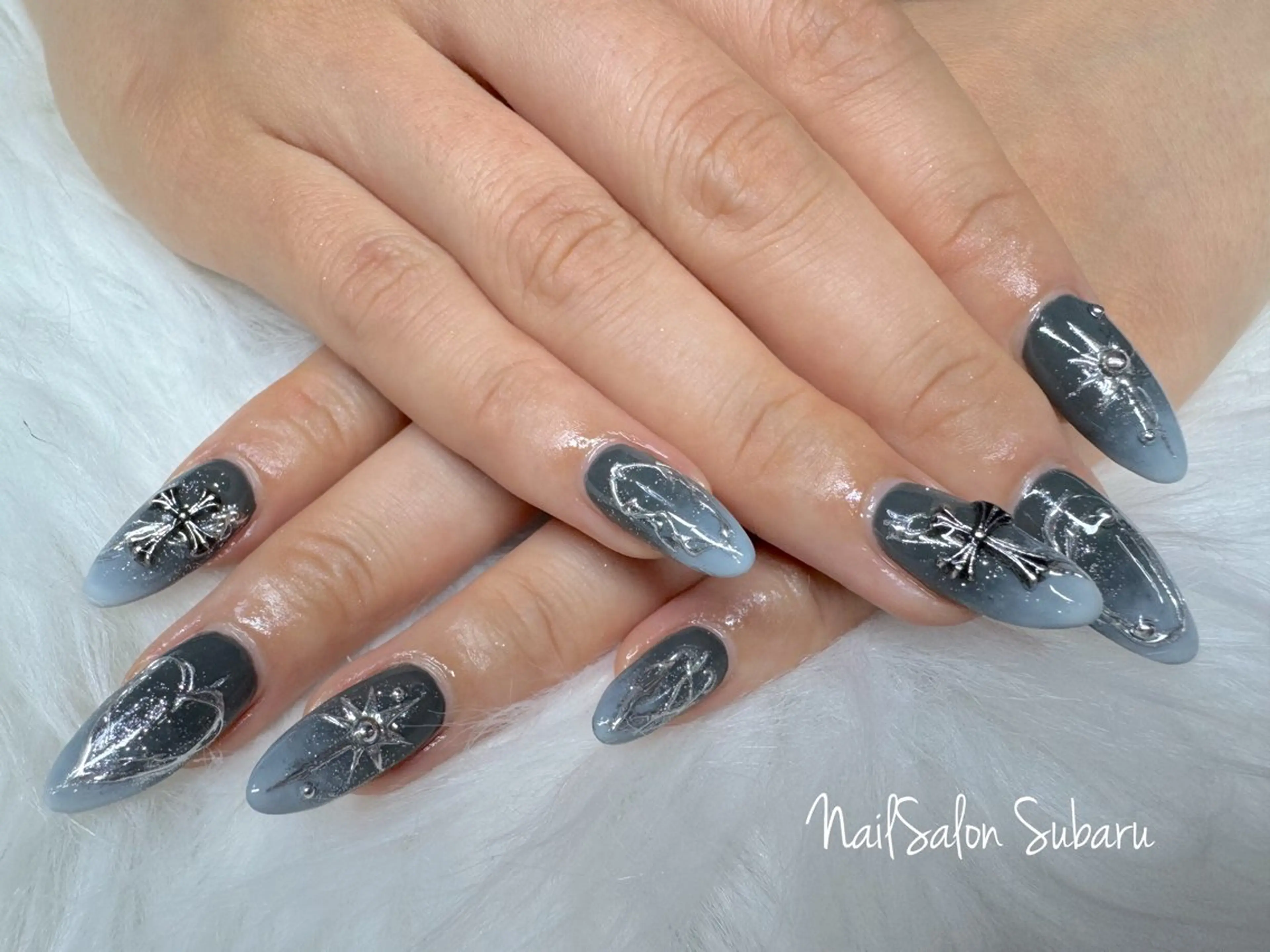 ネイル ミラーネイル ハンドネイル Nail Salon Subaruのネイルデザイン