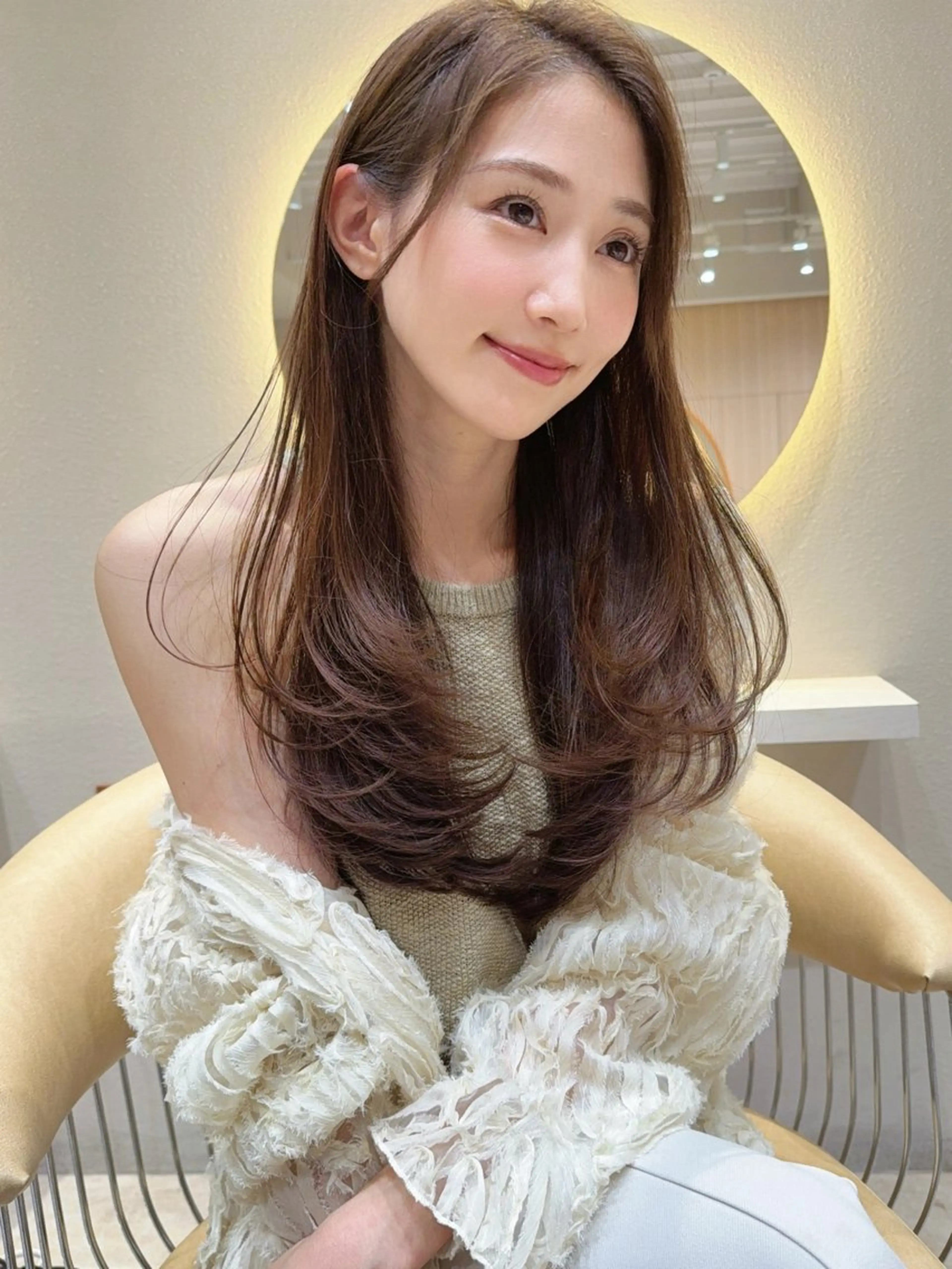 【⭐️🫧4月限定似合わせカット上🫧⭐️＋高発色カラー+高保湿スチーマートリートメント🫧の写真