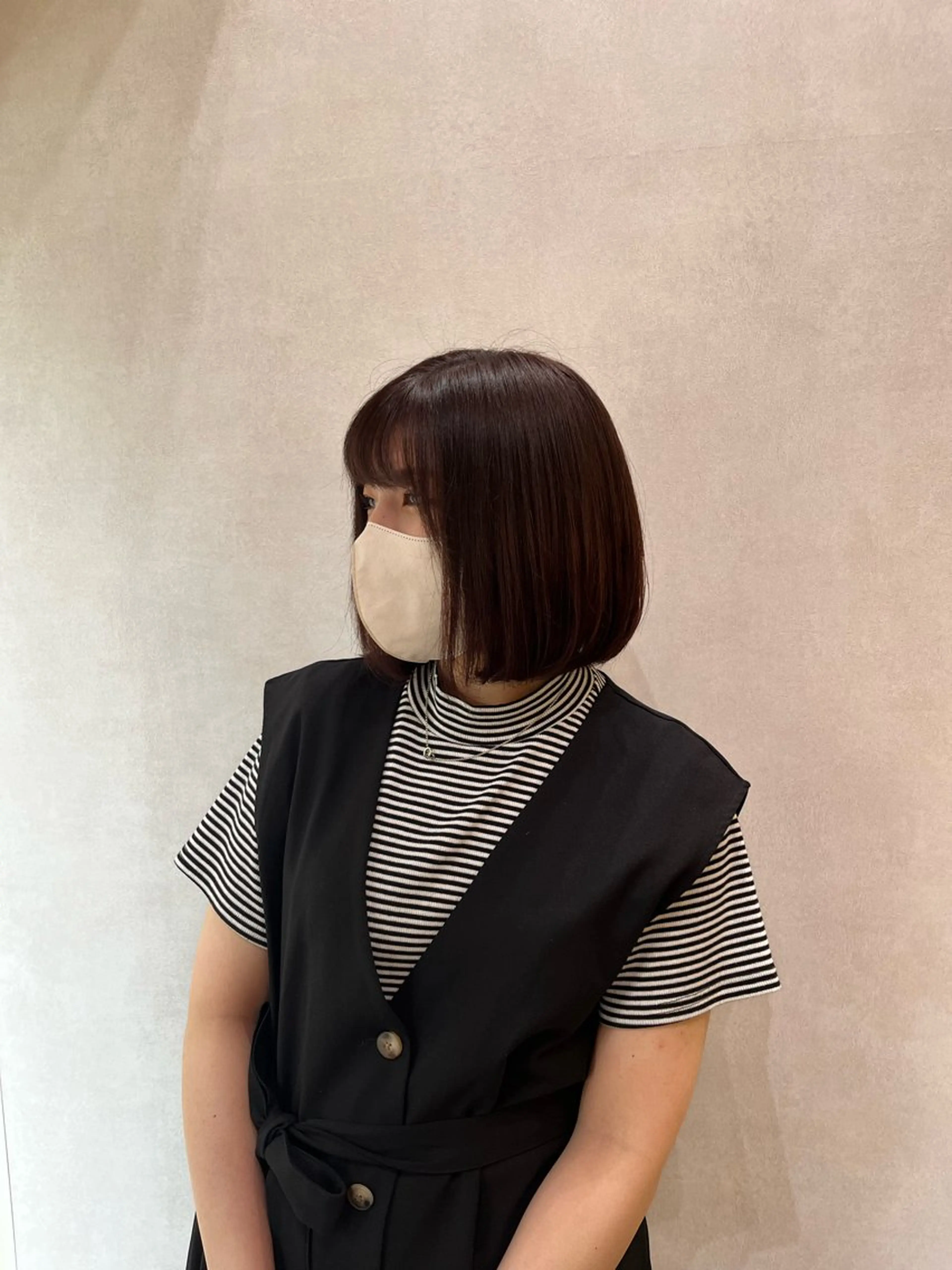 カラー ブラウンカラー 無料カットモデル ✂︎いおん✂︎のヘアスタイル