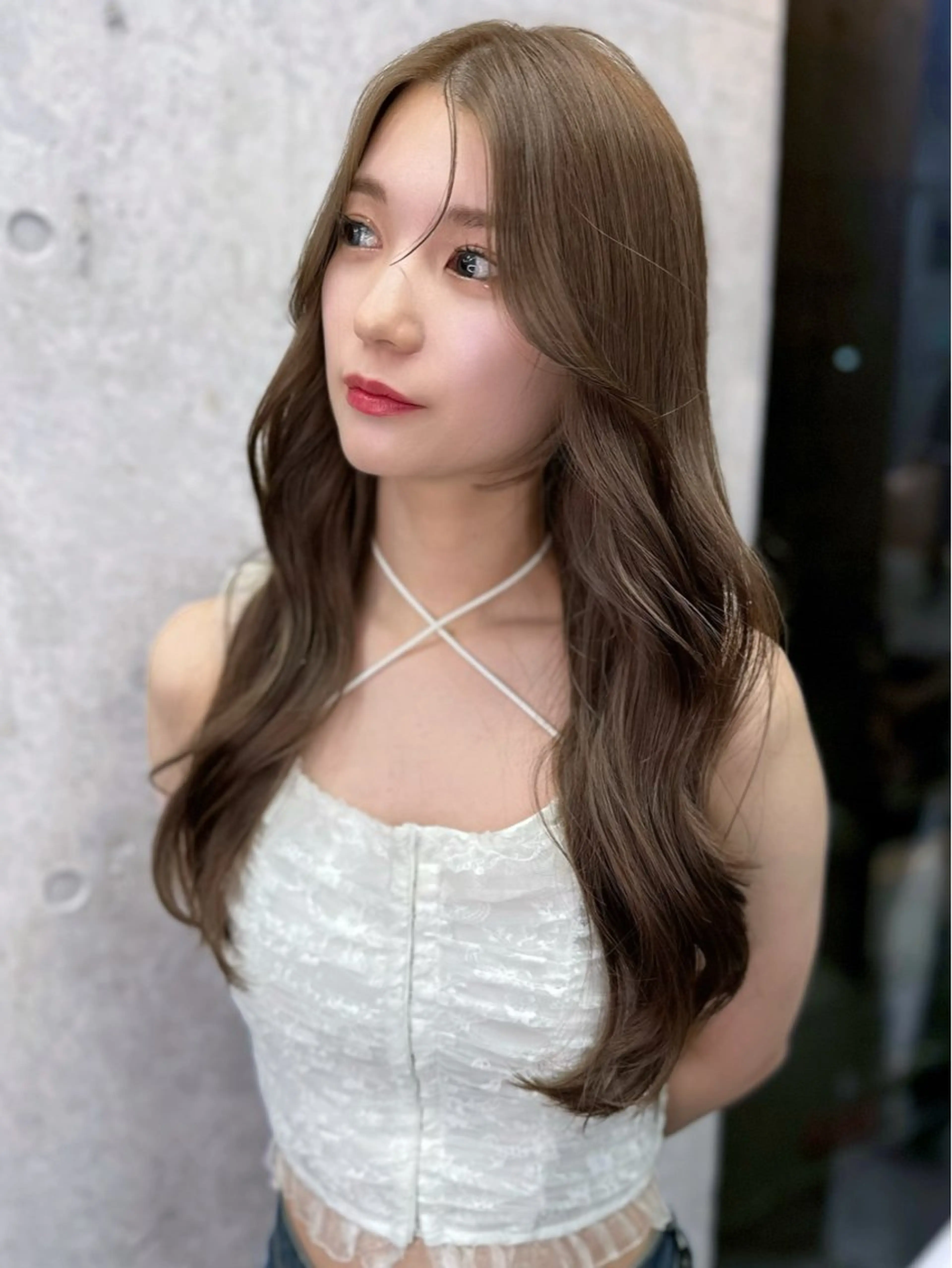 ロング カット トリートメント 韓国/ワンホンヘア 髪質改善/MaCoのヘアスタイル