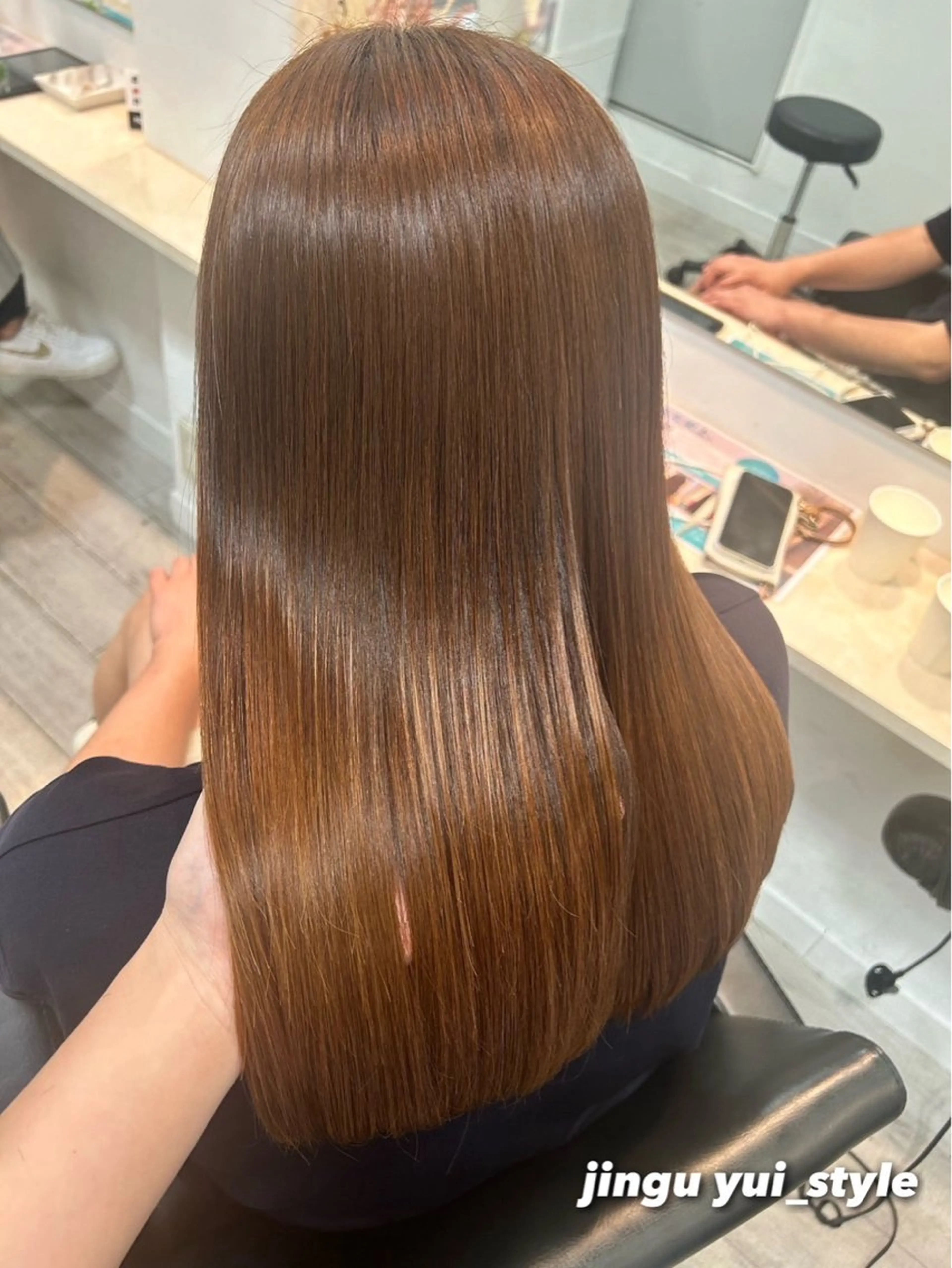 ロング カラー パーマ ヘアアレンジ メンズ ワット 原宿のヘアスタイル