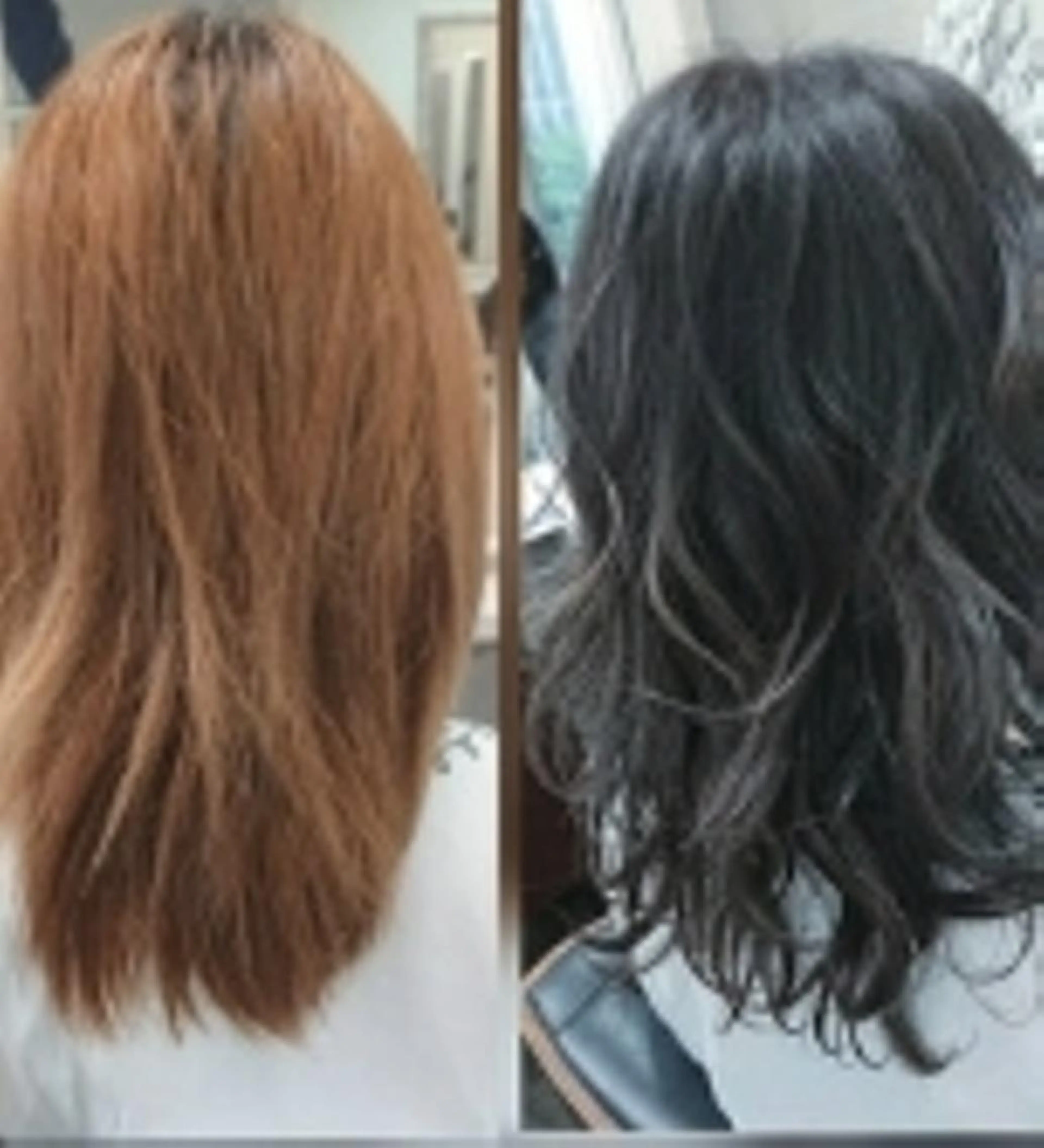 ロング カラー チビ編み込みエクステ シールEXどぅ〜すのヘアスタイル