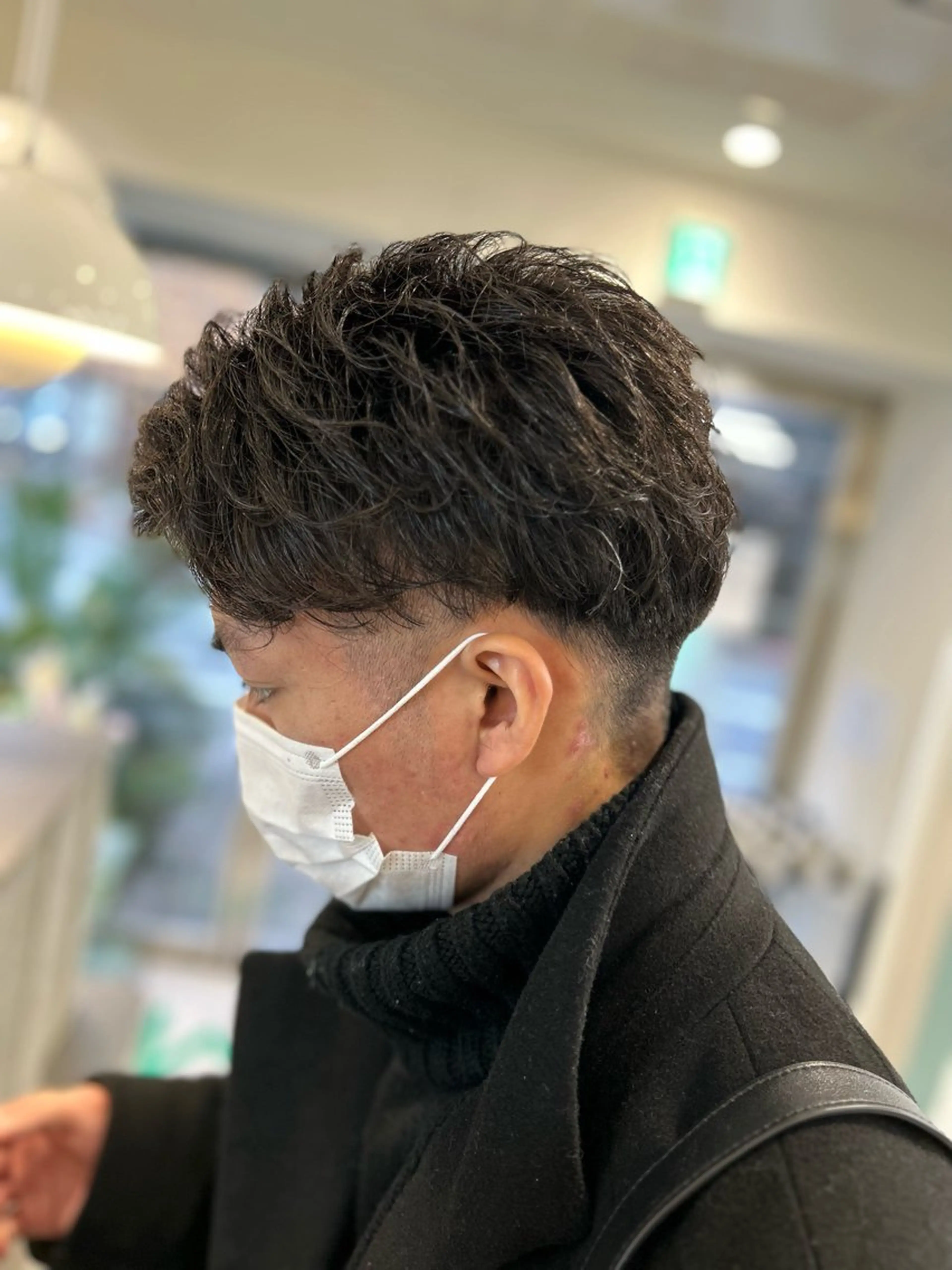 ショート パーマ スパイラルパーマ 小沼 正悟のヘアスタイル