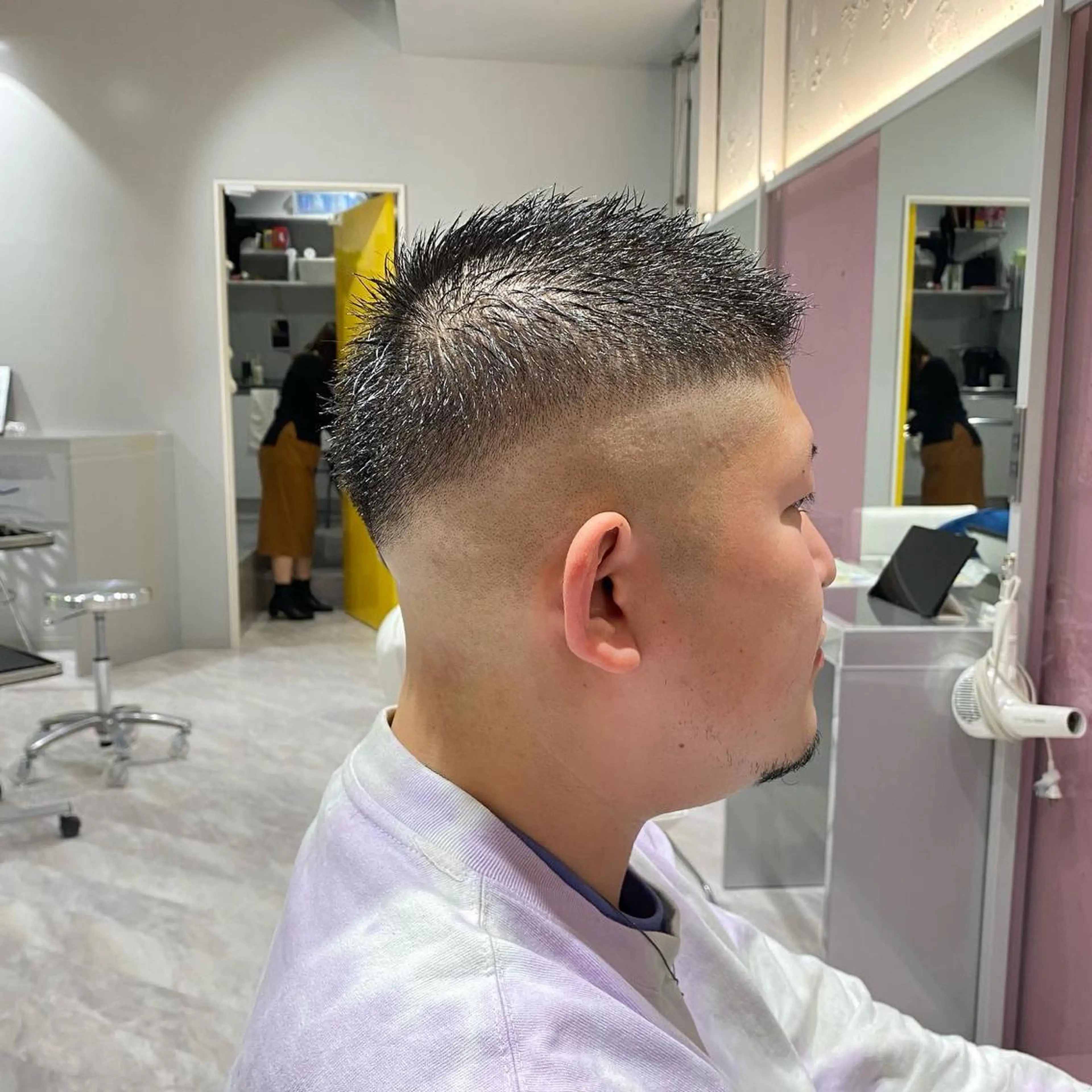 ショート メンズ フェードカット スキンフェード カット Riganuts王子 Hayato✂︎のヘアスタイル