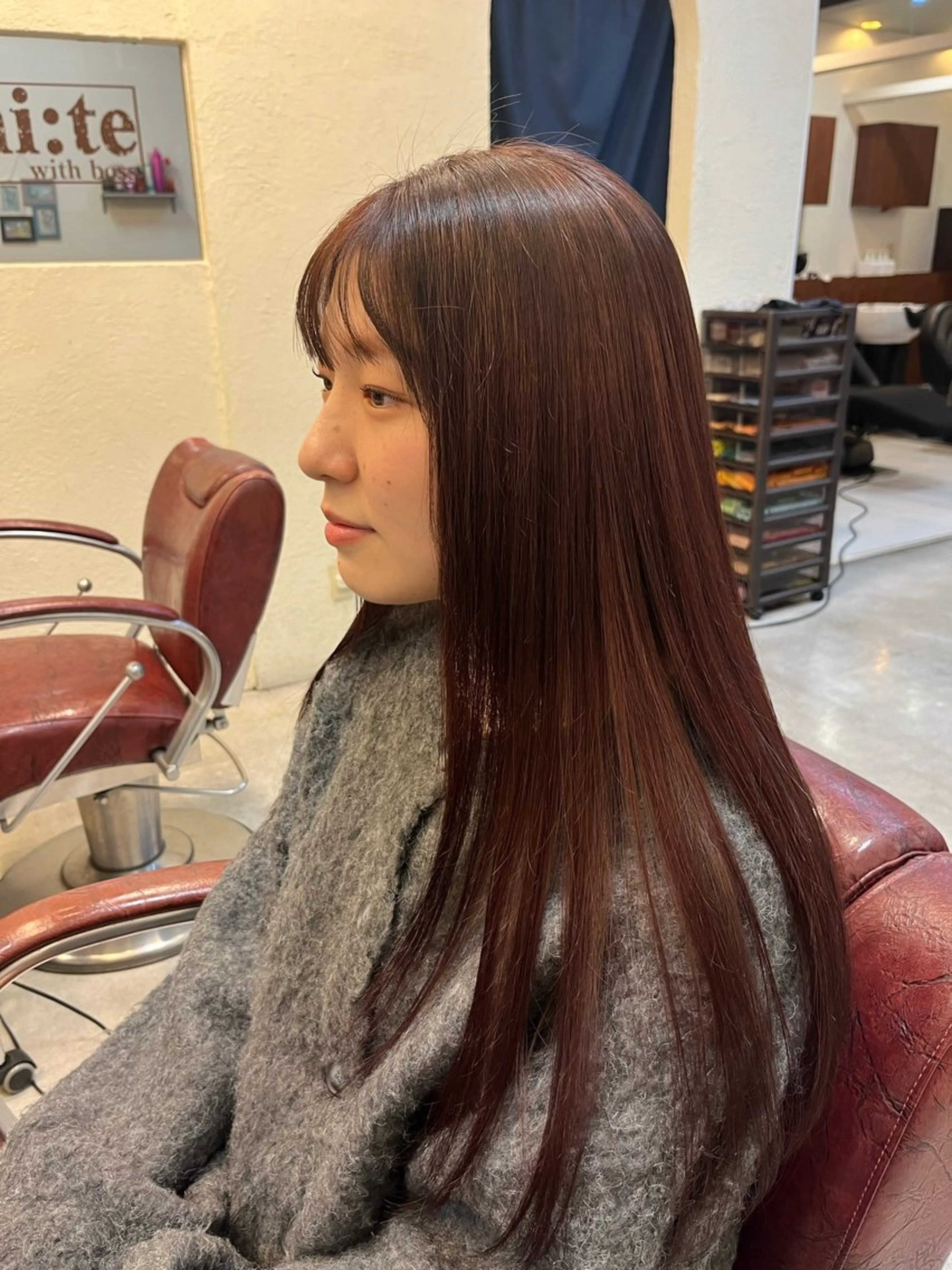 カラー 立道 樹奈のヘアスタイル