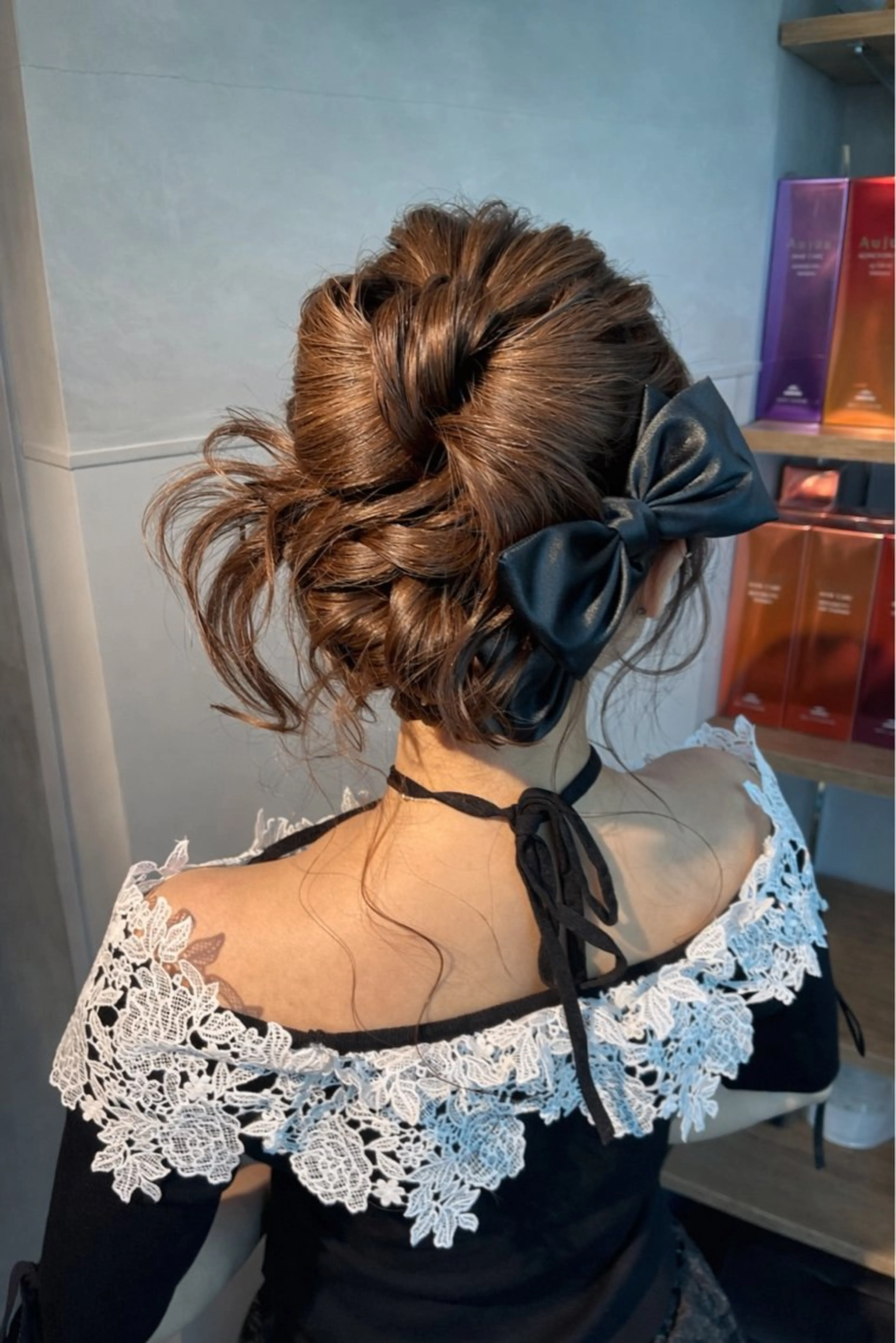 ヘアアレンジ 結婚式・ブライダル 卒業式のヘアスタイル ヘアセット charm《銀座》 ヘアセット/縮毛矯正のヘアスタイル