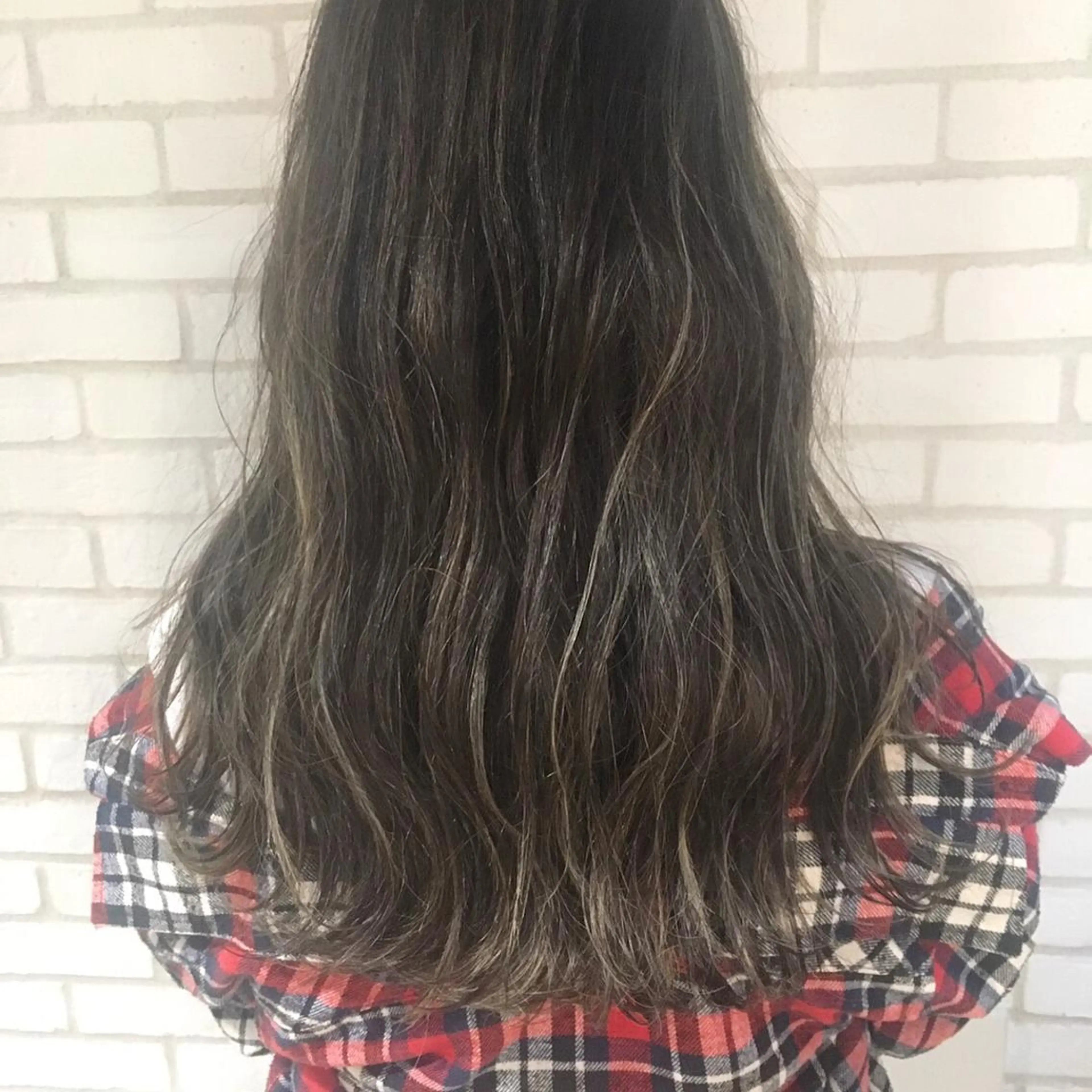 セミロング カラー ハイライトカラー ハイライト 佐藤 高徳のヘアスタイル